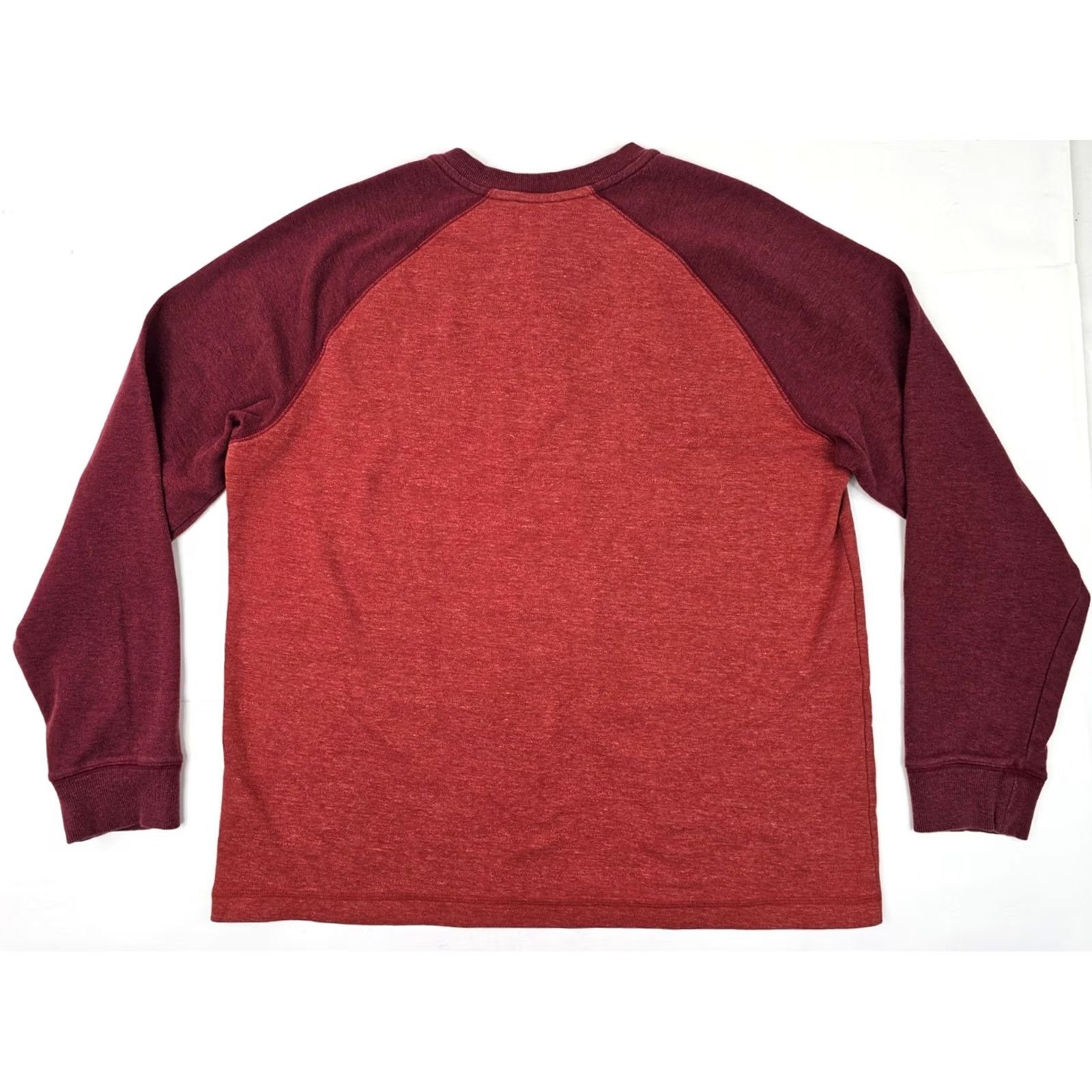 Vintage L.L. Bean Henley Button Crew Neck Pullover Shirt Men L Red Regular Fit, Knit, Long Sleeve, Solid, Casual, Fall/Winter/Spring, USA Theme Size US L / EU 52-54 / 3 - 7 Thumbnail