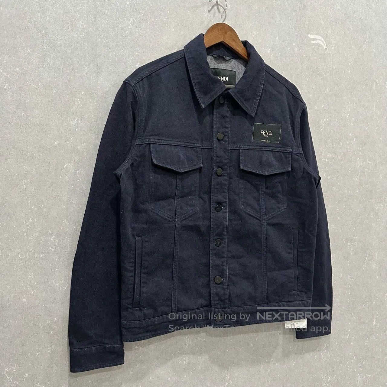 Fendi FENDI Solid Chest Pocket Cotton Jacket. Size US M / EU 48-50 / 2 - 3 Thumbnail