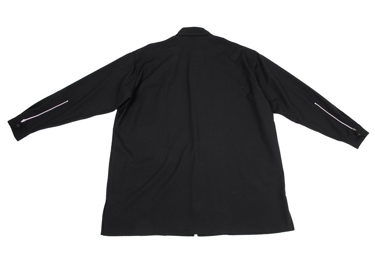 Yohji Yamamoto Yohji Yamamoto Pour Homme AW97 Zipper Wool Shirt Jacket Size US M / EU 48-50 / 2 - 9 Thumbnail