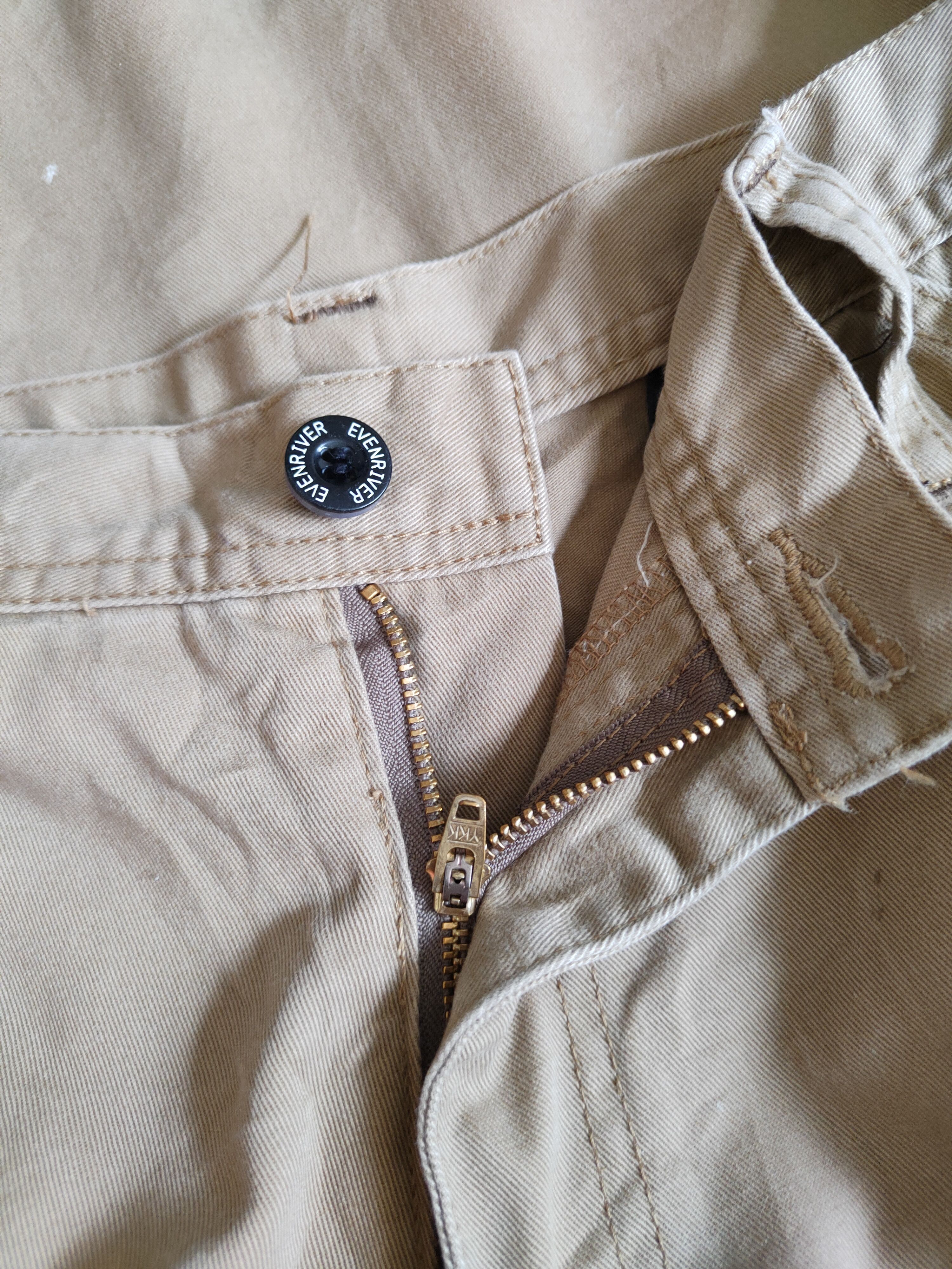 Japanese Brand Evenriver Brown Multipocket Baggy Cargo Pants N#S009 Size US 32 / EU 48 - 13 Thumbnail
