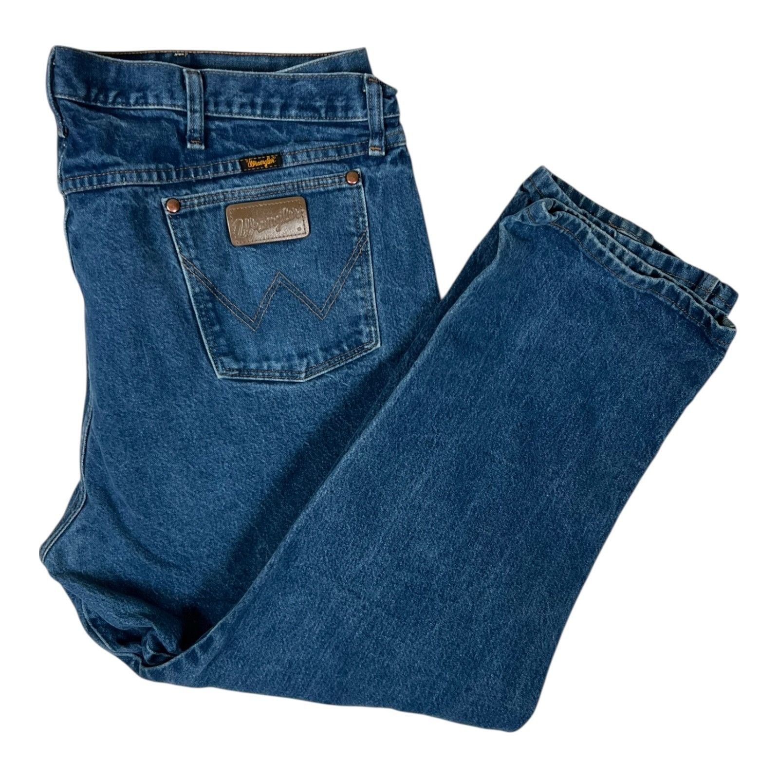 Wrangler Vintage Wrangler MWZ Regular Fit Cowboy Blue Denim Jeans Siz Size US 44 / EU 60 - 1 Thumbnail