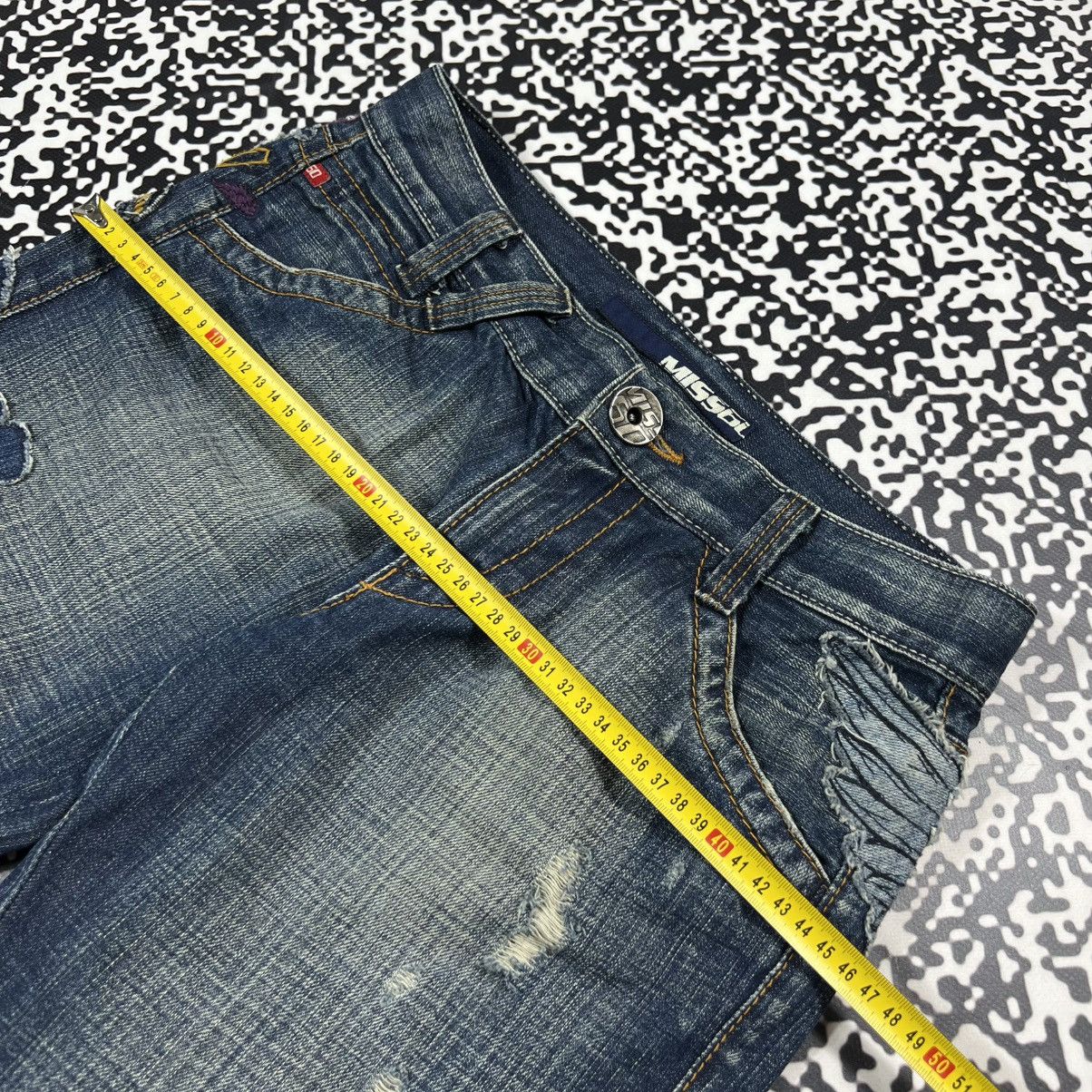 Miss Sixty Vintage Y2K Miss Sixty Japanese Patchwork Style Retro Jeans Size 29" - 23 Thumbnail