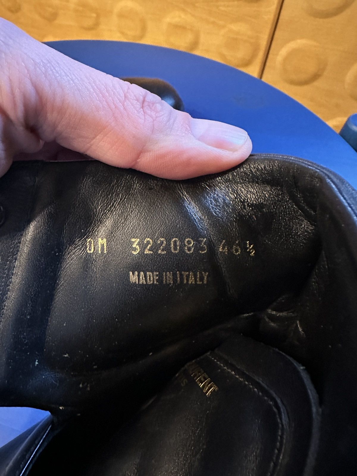 Hedi Slimane × Saint Laurent Paris Saint Laurent Paris SL/100H Black Sneakers with Studs Rare Size US 14 / EU 47 - 5 Thumbnail