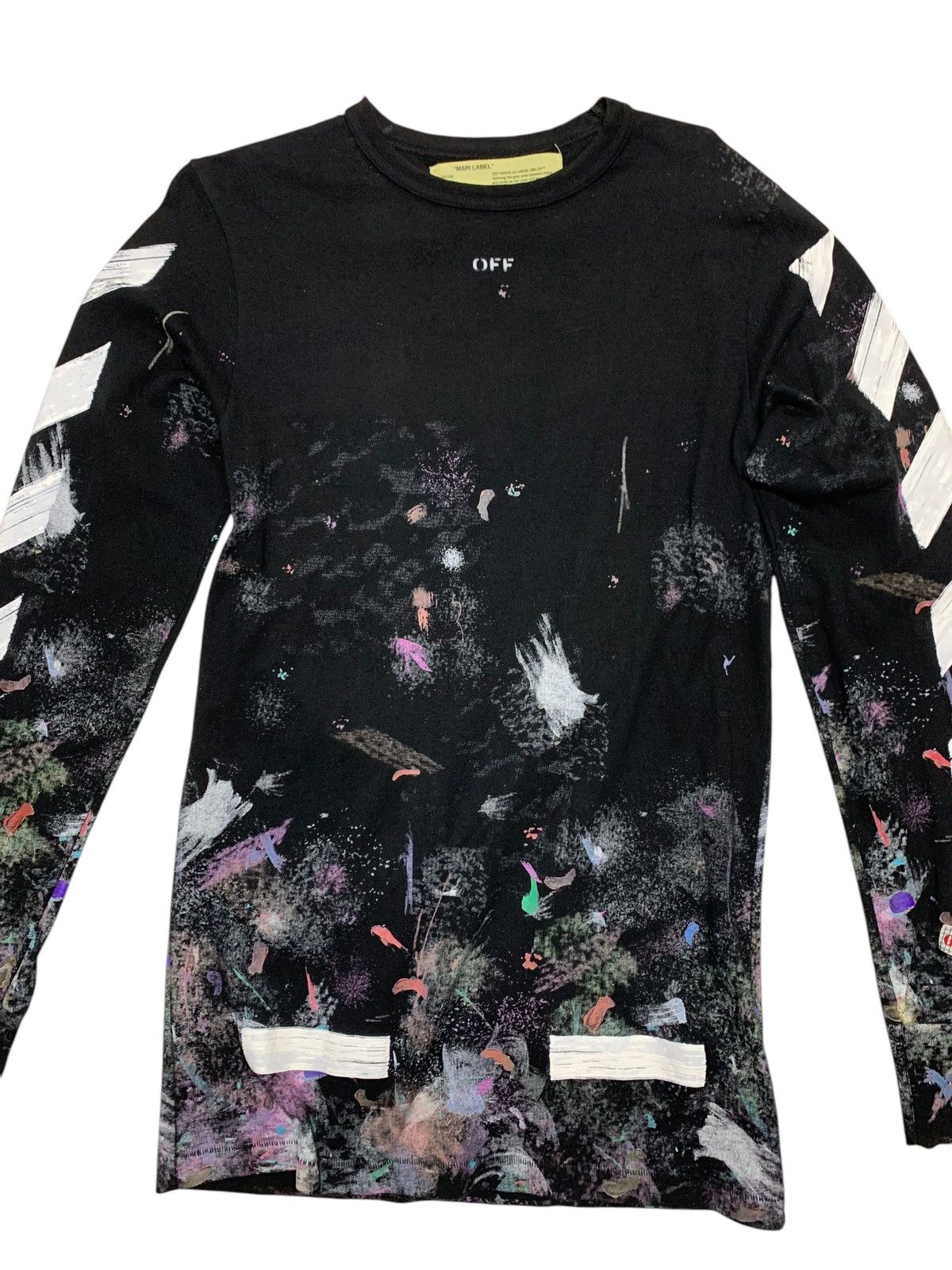Off-White × Vintage Men’s off-white diag galaxy b long sleeve Size US S / EU 44-46 / 1 - 5 Thumbnail