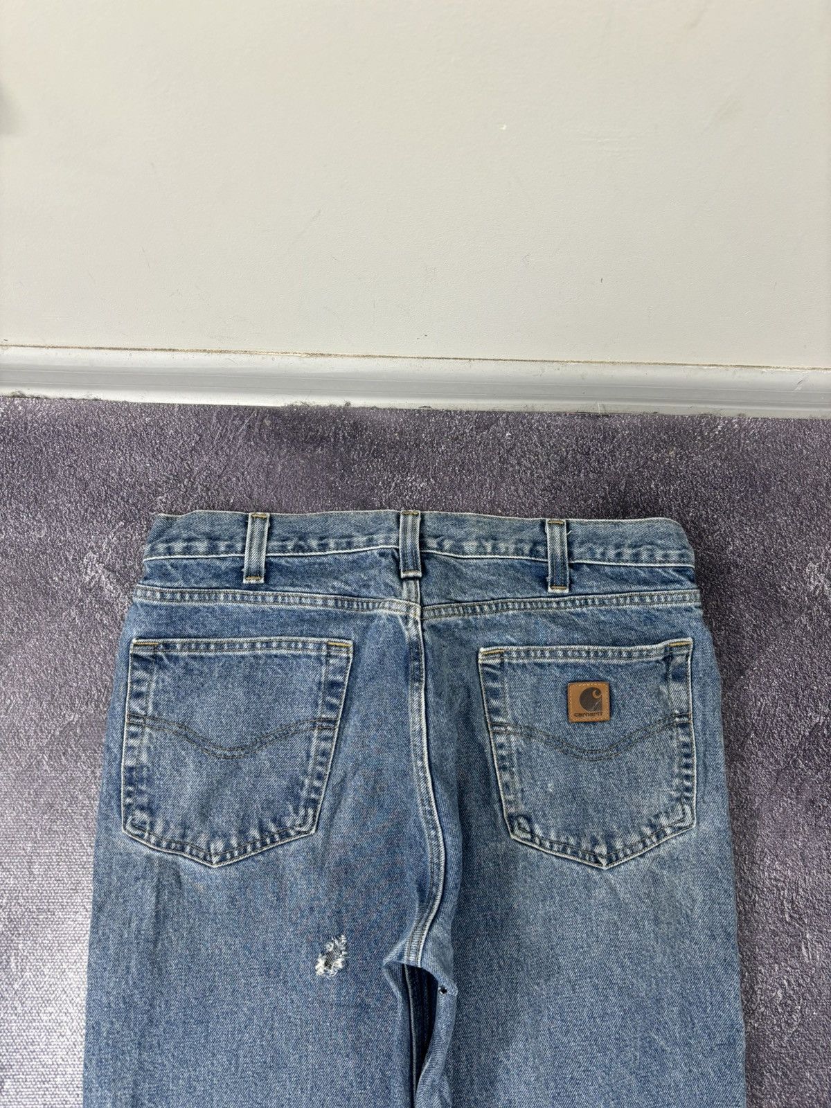 Carhartt Vintage Carhartt Y2K Relaxed Fit American Work Denim Jeans Size US 33 - 5 Thumbnail