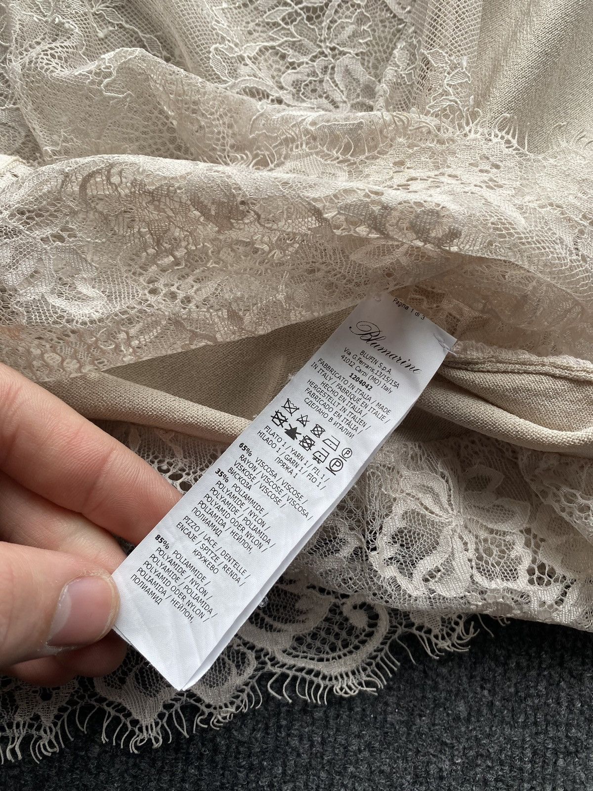 Blumarine 🔥Blumarine Unique Sweater Dress Beige wom sexy rare m sz Size M / US 6-8 / IT 42-44 - 5 Thumbnail