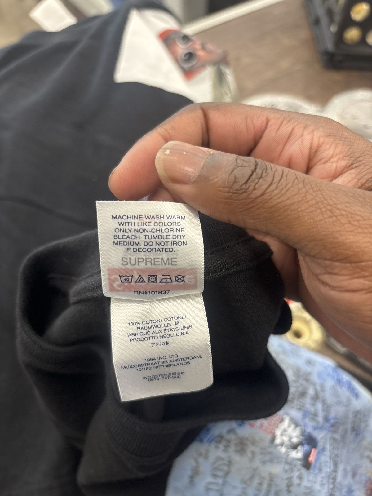 Supreme Supreme 30th Anniversary First Tee Black Size XXL Brand New Size US XXL / EU 58 / 5 - 3 Thumbnail