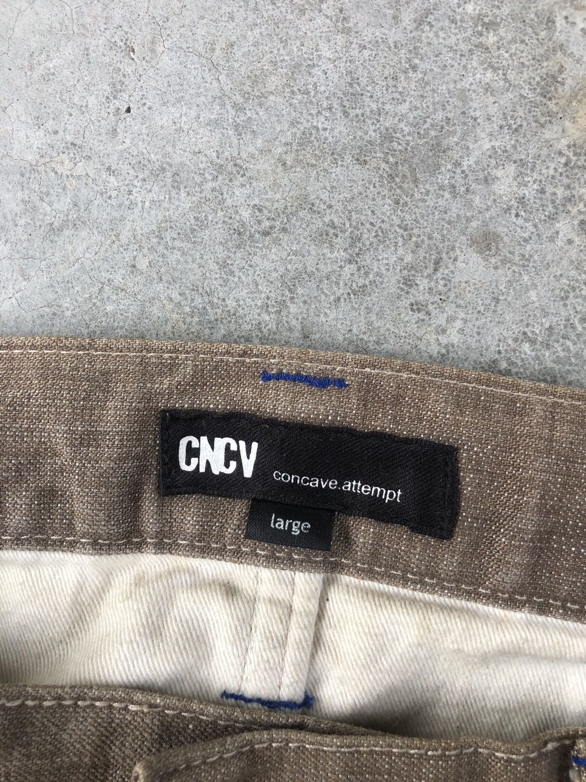 Japanese Brand Japanese Concave attempt Distressed Jeans Size US 35 - 19 Thumbnail