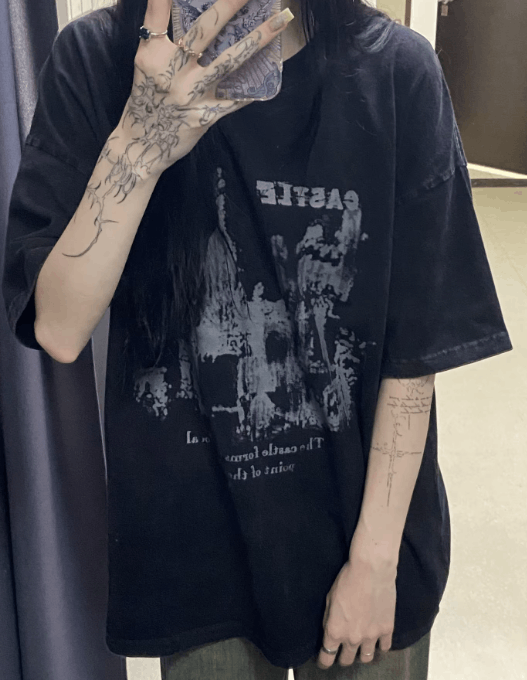 Japanese Brand × Vintage "Castle Ghost-M" T-shirt Size US M / EU 48-50 / 2 - 3 Thumbnail