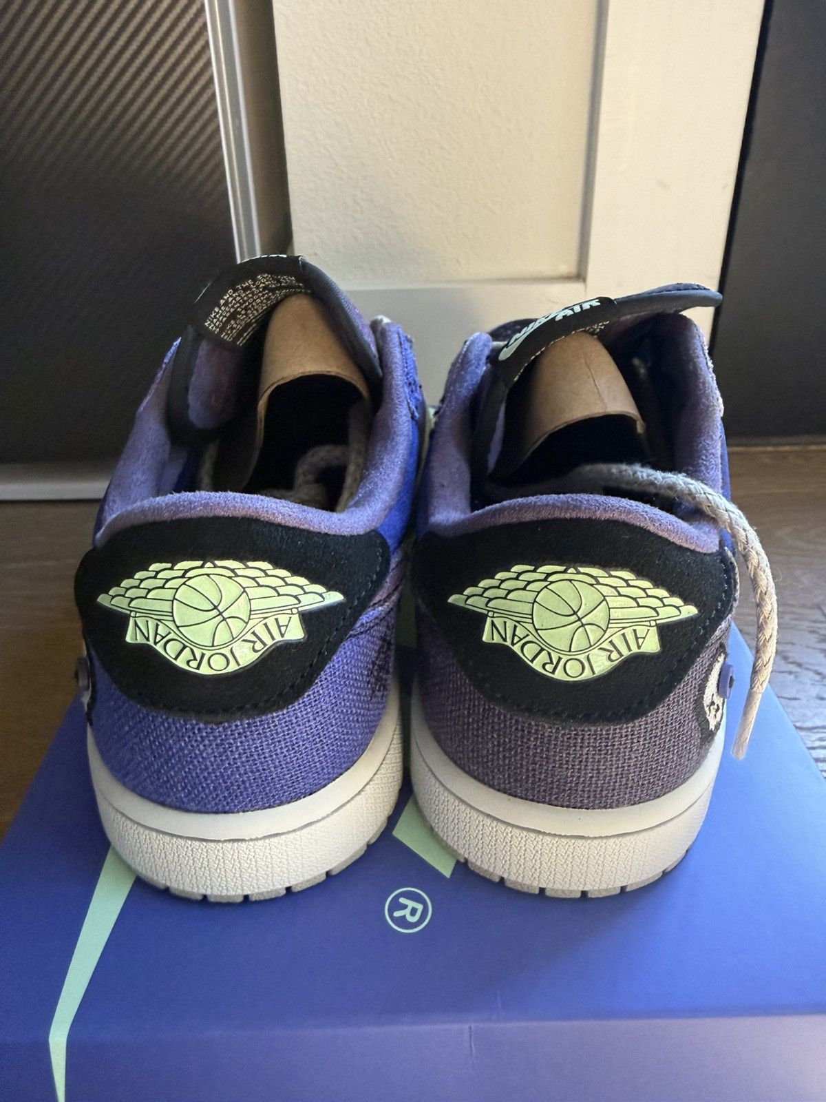 Jordan Brand Zion Williamson x Air Jordan 1 Retro Low OG Voodoo Men's Size US 8.5 / EU 41-42 - 4 Thumbnail