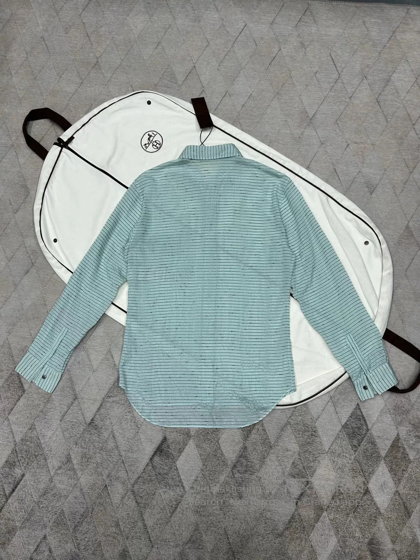 Dior Dior Man 2024 Spring Summer Silk Seersucker Shirt. Size US XXS / EU 40 - 4 Thumbnail