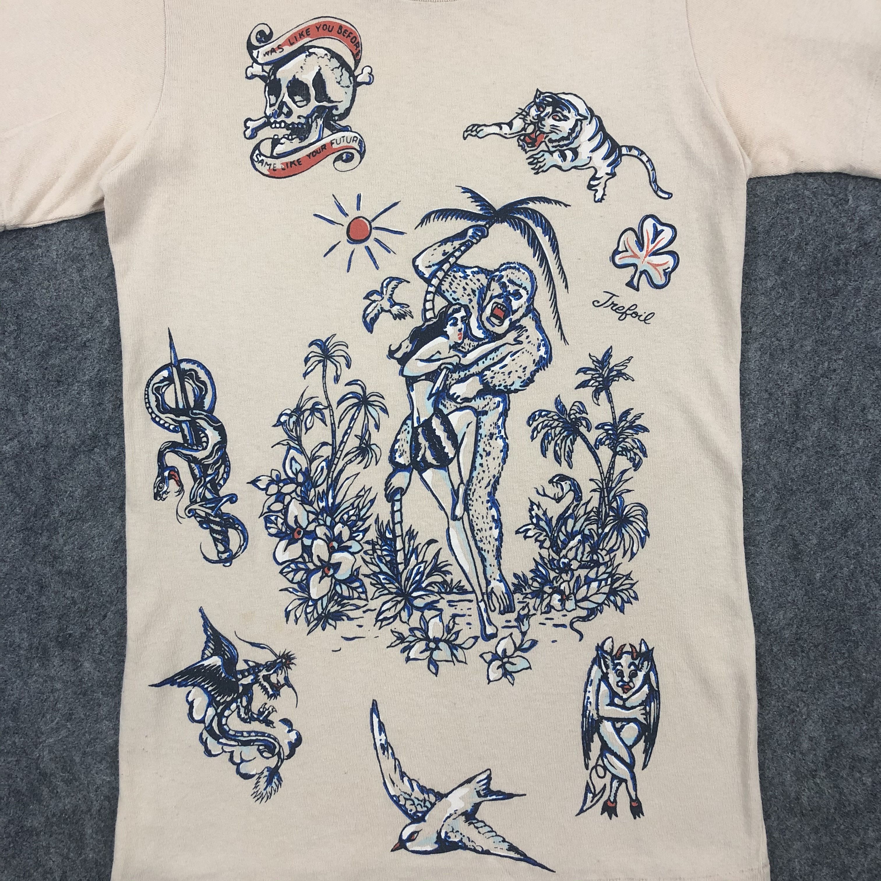 CABANE de ZUCCa Vintage Cabane De Zucca Rare Design Small Tshirt - H014 Size US S / EU 44-46 / 1 - 3 Thumbnail