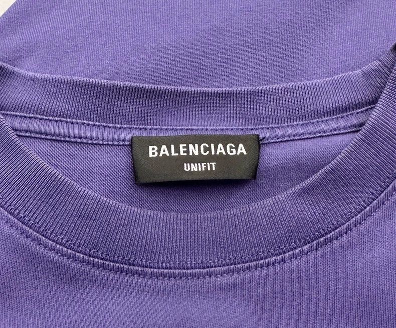 Balenciaga Balenciaga Dark Blue Short Sleeve~ Size US XS / EU 42 / 0 - 5 Thumbnail