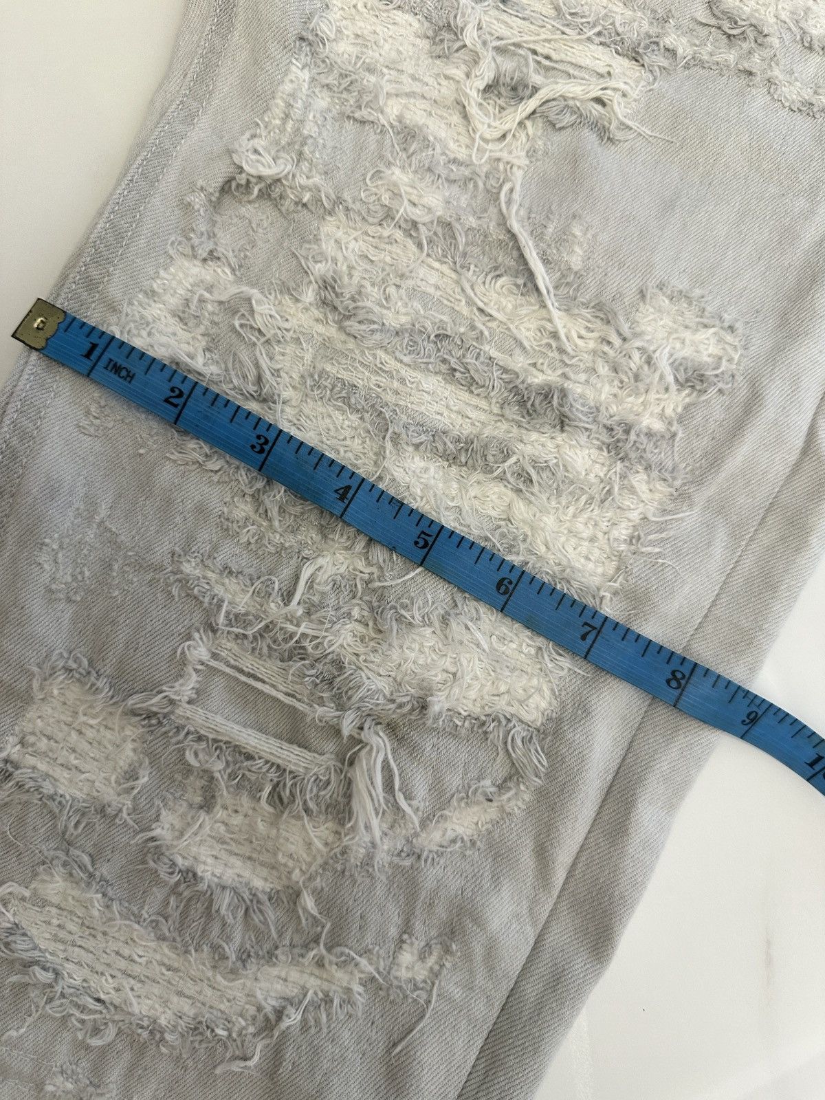 Diesel × If Six Was Nine × Le Grande Bleu (L.G.B.) Distressed Rare Design Diesel Denim Jeans Size US 36 / EU 52 - 11 Thumbnail