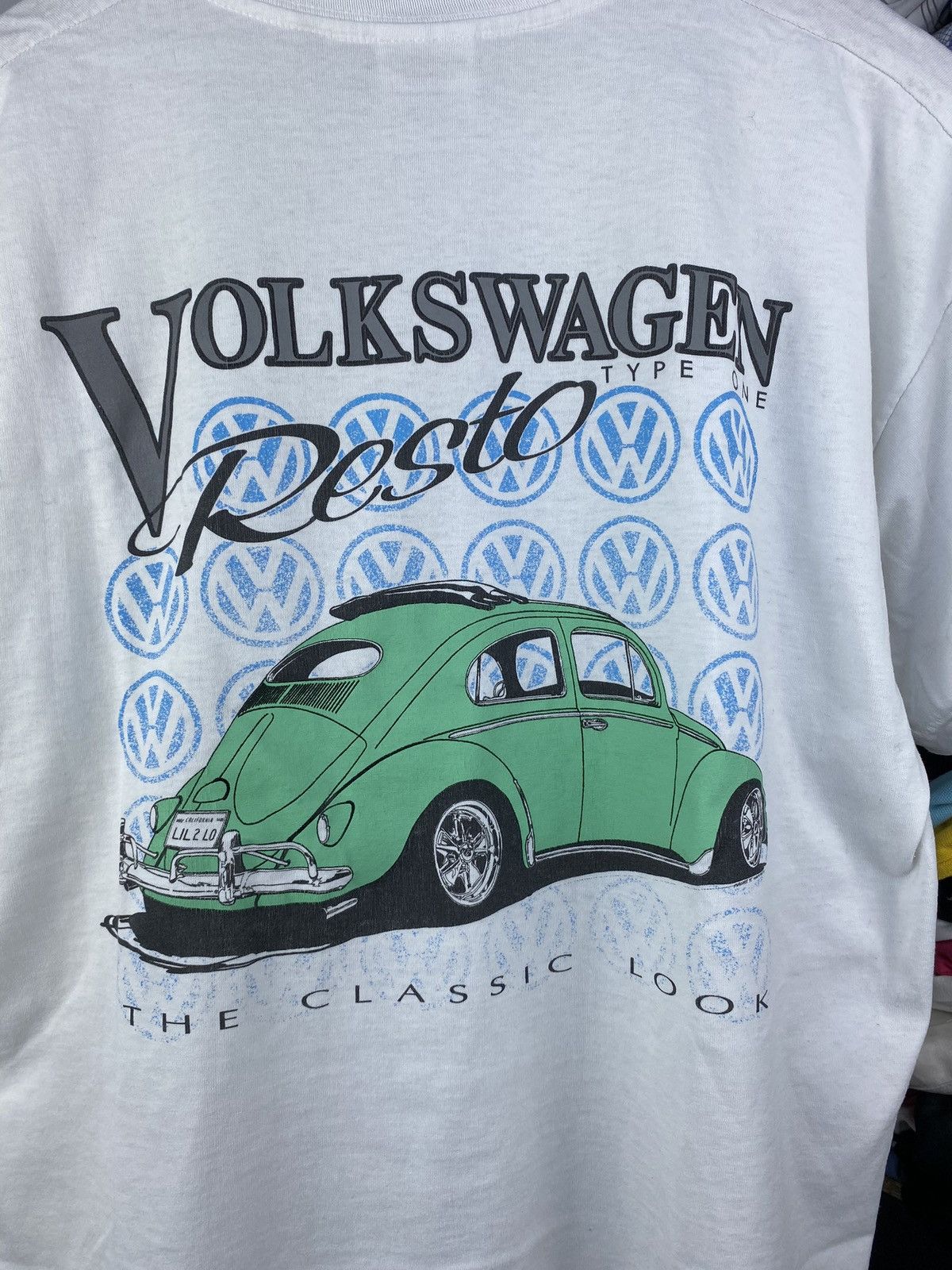 Vintage 90s🔥Volkswagen Resto The Classic Look Racing Tee men Size US XL / EU 56 / 4 - 2 Thumbnail