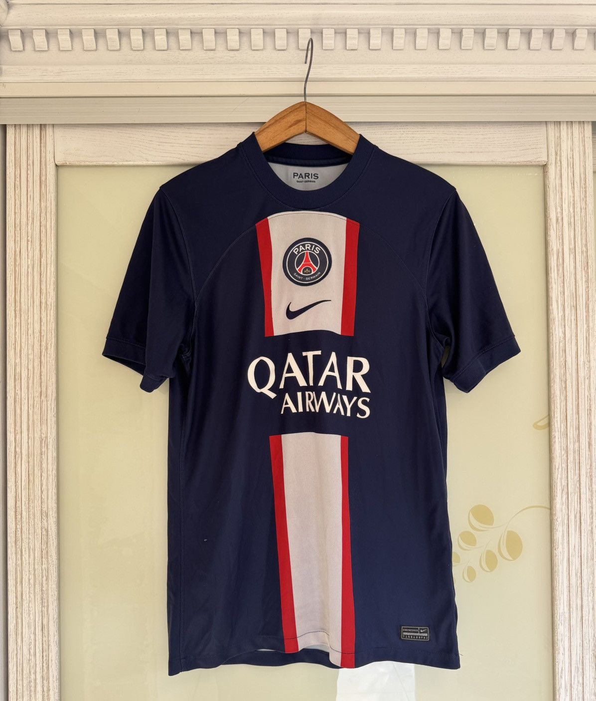 Nike PSG 2022-2023 Home Soccer Jersey Football Kit Shirt Size US M / EU 48-50 / 2 - 1 Thumbnail