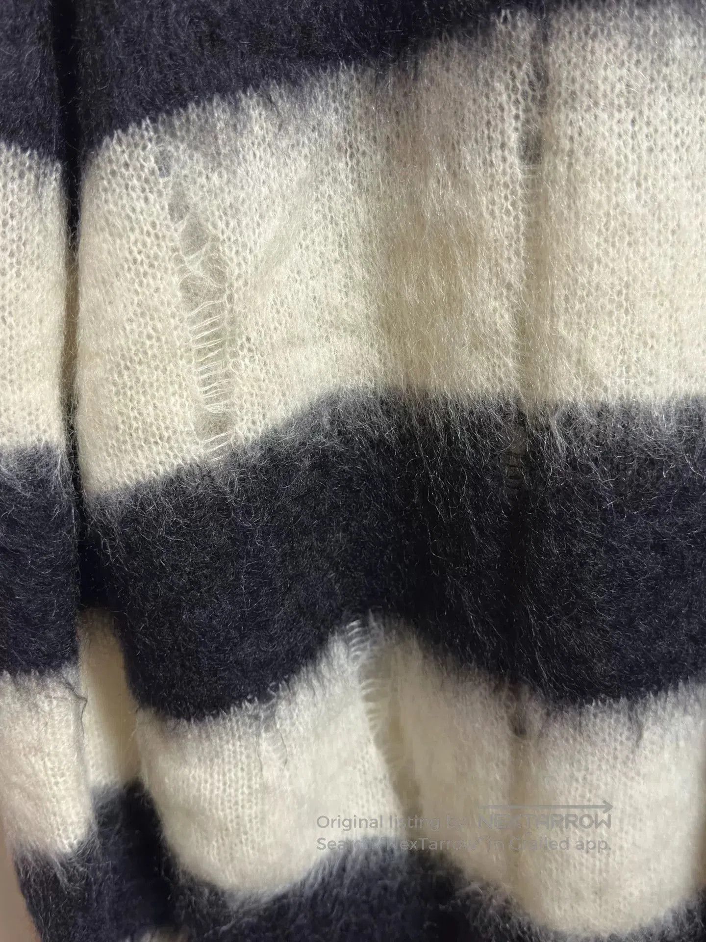 Saint Laurent Paris Saint Laurent Black White Striped Sweater. Size S / US 4 / IT 40 - 2 Thumbnail