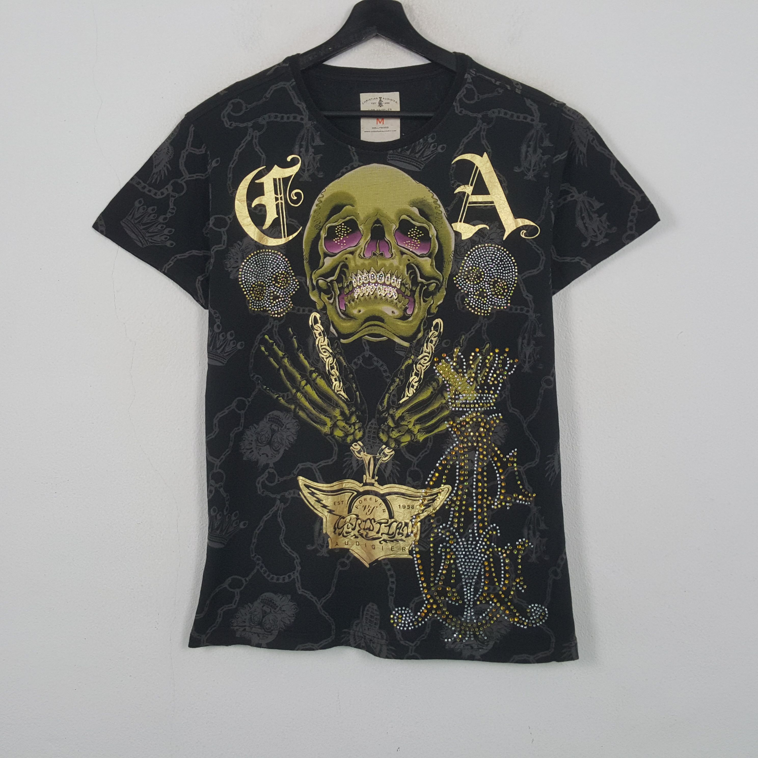 Christian Audigier Christian Audigier Designer Style Tshirt RR5 Size US M / EU 48-50 / 2 - 1 Thumbnail