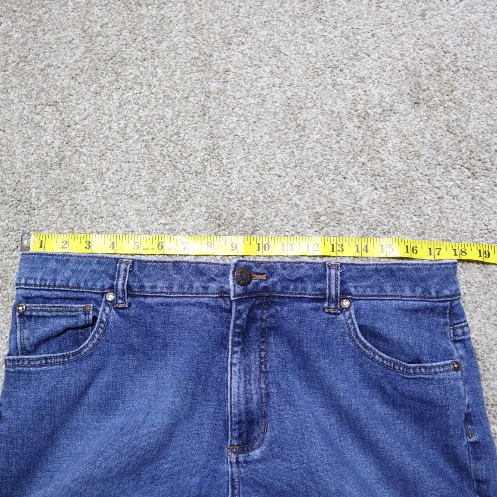 Izod IZOD Jeans Bootcut Denim Blue Women's Size 16 Stretch Denim Black? Size 38" / US 16 / IT 52 - 4 Thumbnail