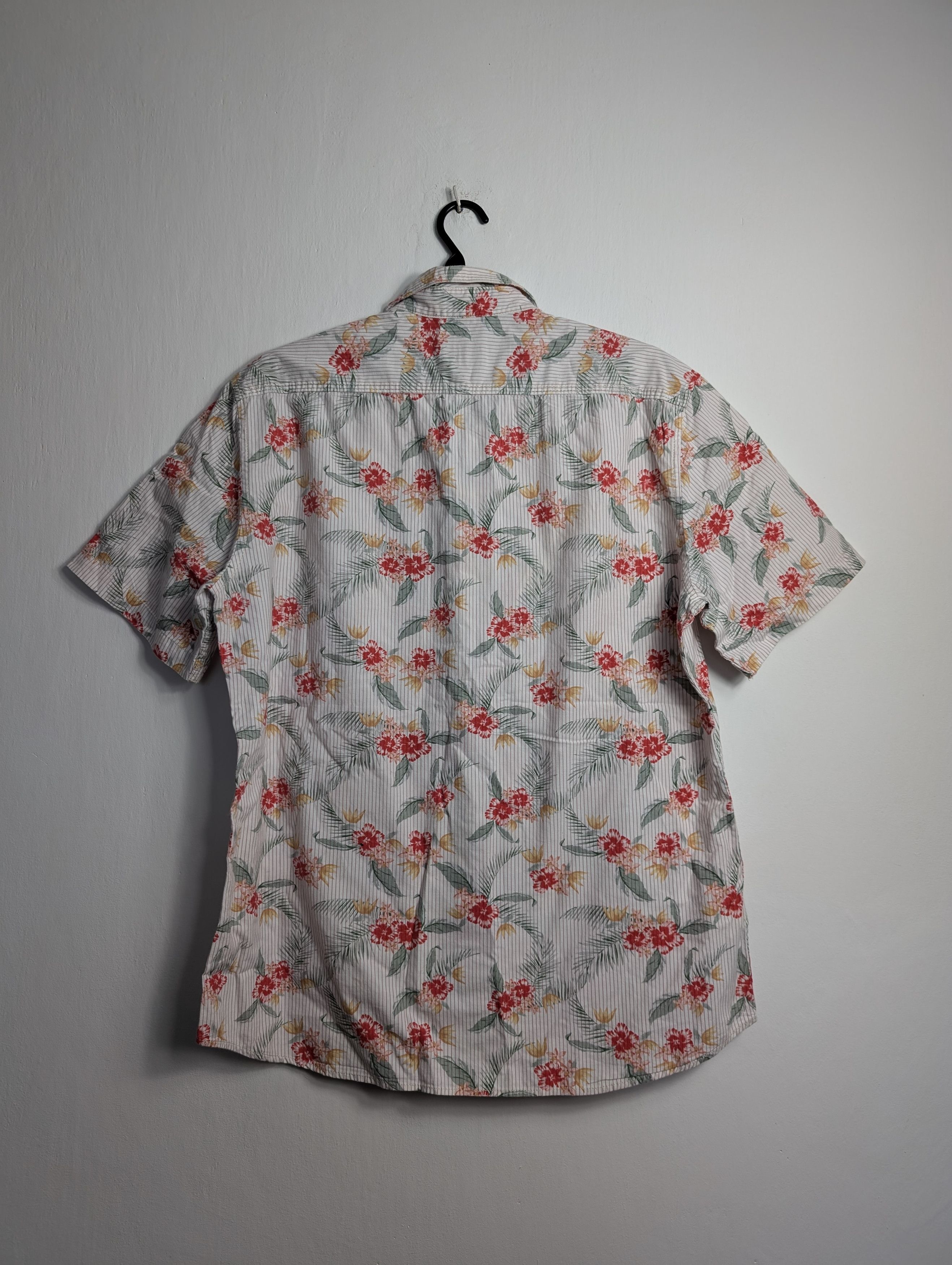 Vintage Vintage Y2K Hawaiian Shirt - Summer Floral Palm Tree Print Size US XL / EU 56 / 4 - 3 Thumbnail