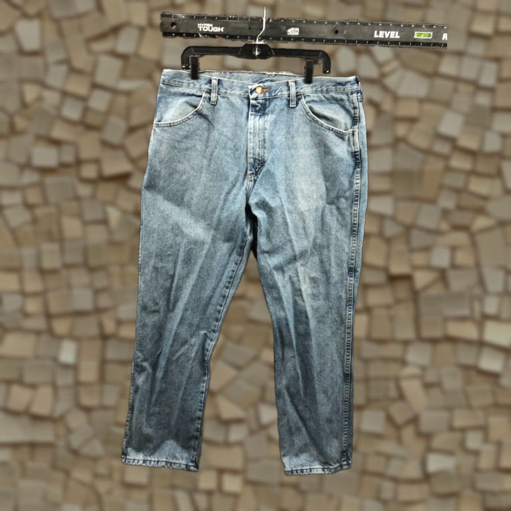 Vintage Rustler Jeans Size 38x29 Mens Straight 5-Pocket Denim Blue Stone Wash Mid Rise Regular Fit Size US 38 / EU 54 - 1 Thumbnail