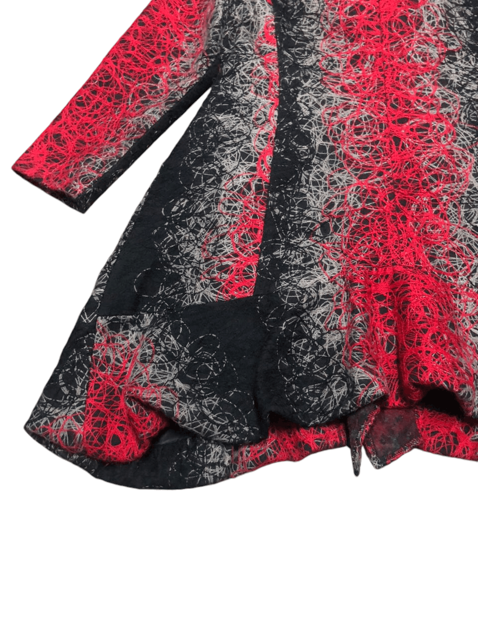 Desigual × If Six Was Nine × Japanese Brand Rare💥 Desigual Black Red Embroidered Coat Jacket Size S / US 4 / IT 40 - 10 Thumbnail