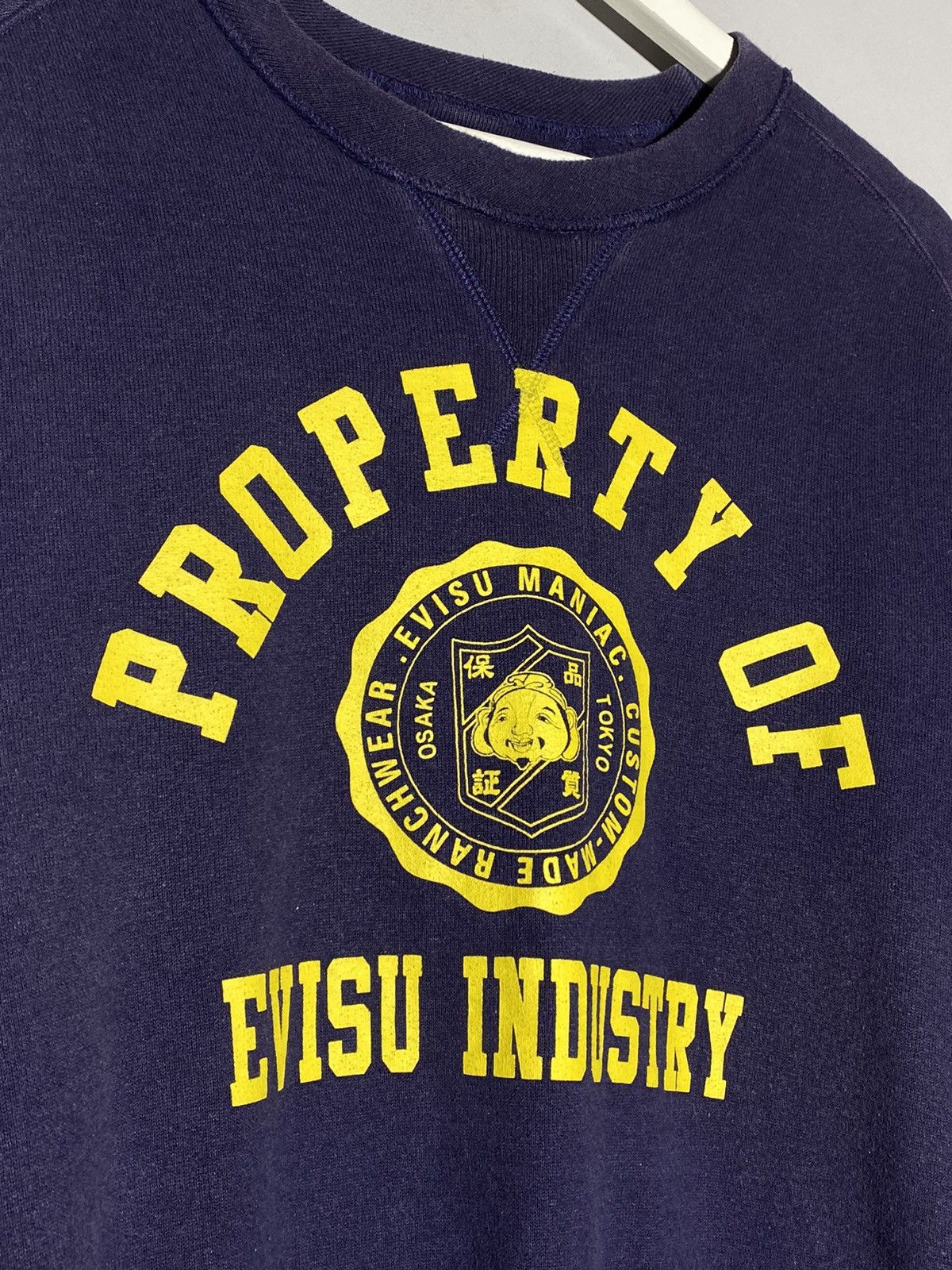 Evisu Vintage Evisu Maniac Japanese Brand Crewneck Sweatshirt Size US L / EU 52-54 / 3 - 3 Thumbnail
