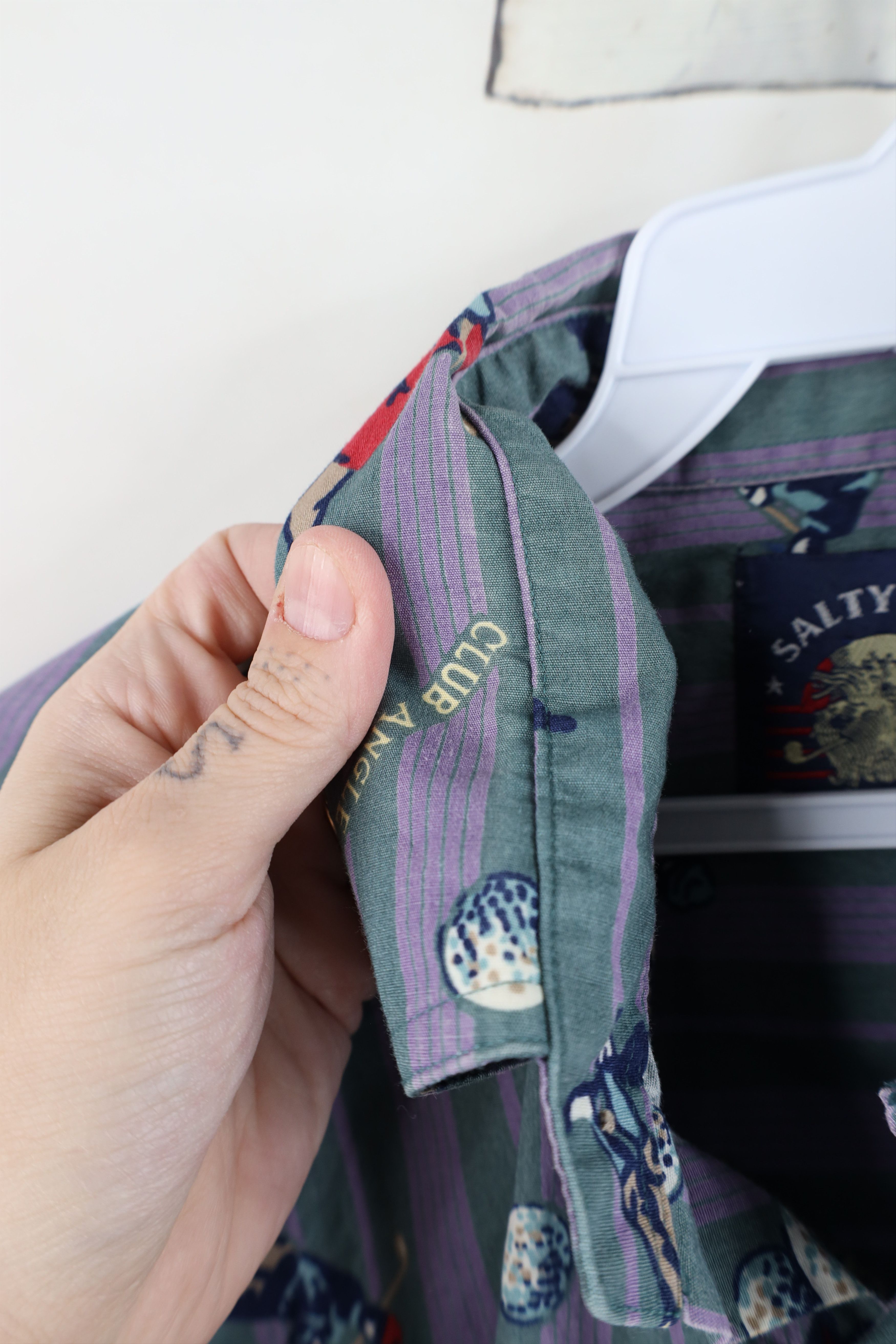 Vintage Vintage 90s Streetwear Over Print Short Sleeve Button Shirt Size US M / EU 48-50 / 2 - 8 Thumbnail