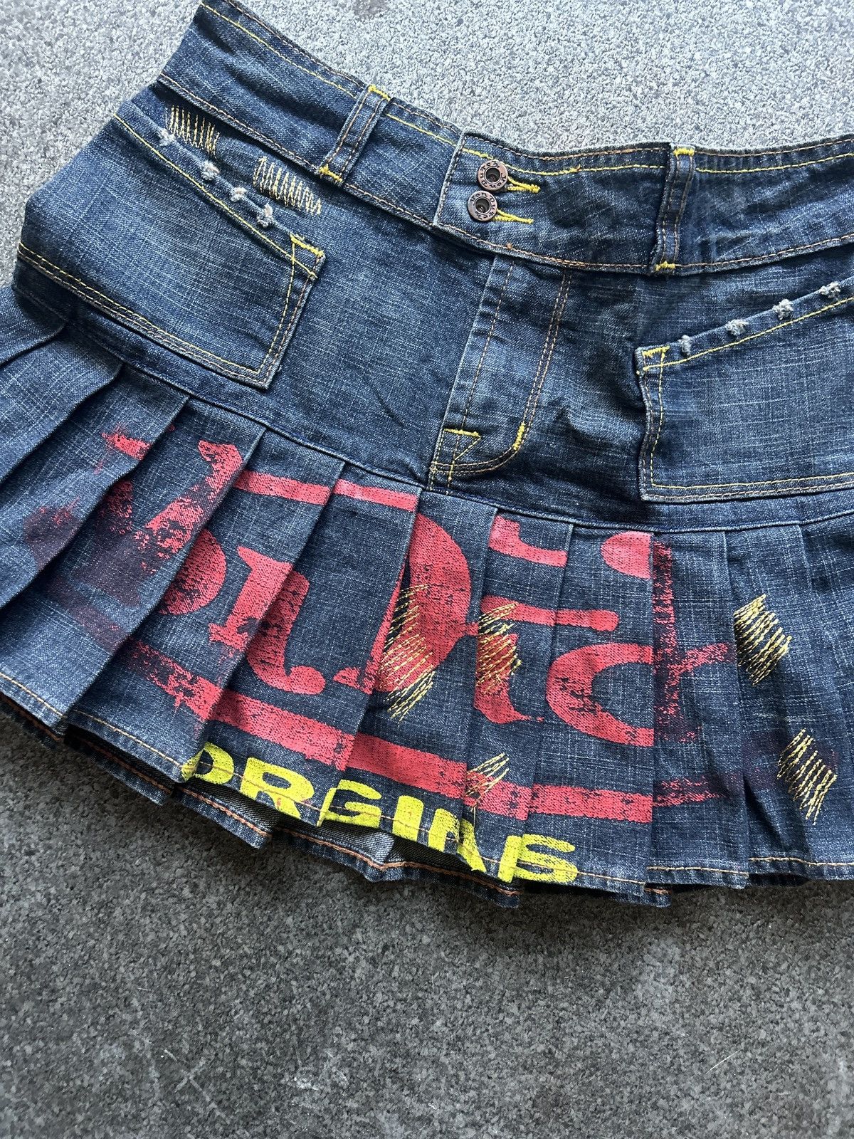 Vintage × Von Dutch Vintage Von Dutch Pleated Mini Skirt Size 28" / US 6 / IT 42 - 4 Thumbnail