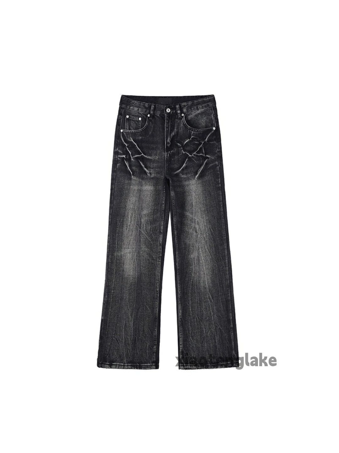 Jean × Vintage washed faded cleanfit yuppie bootcut grunge flared jeans Size US 32 / EU 48 - 5 Thumbnail