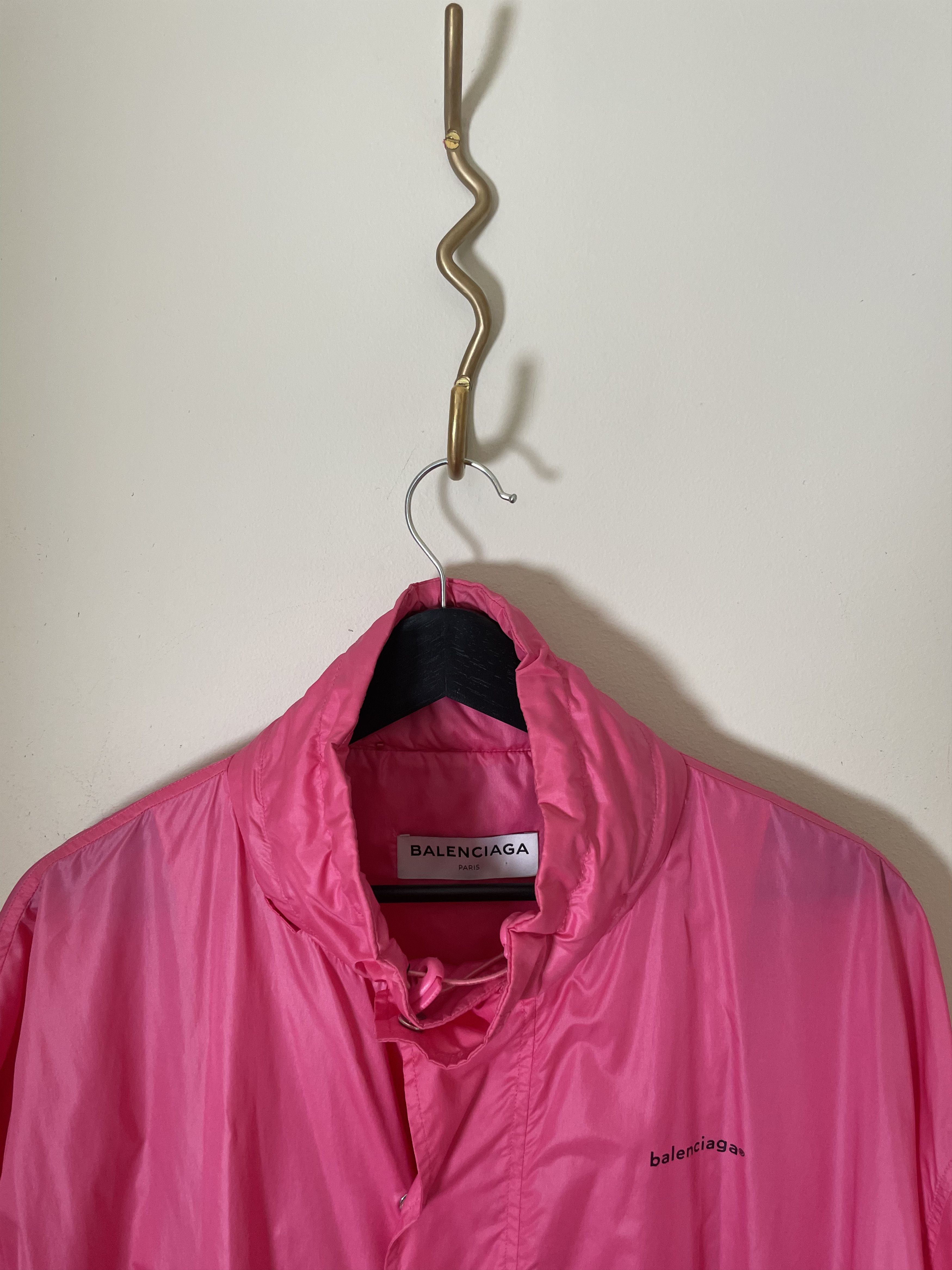 Balenciaga Balenciaga Pink Copyright Logo Track Jacket Size US M / EU 48-50 / 2 - 2 Thumbnail