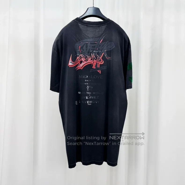 Givenchy Givenchy Washed Vintage Printed Letter Short Sleeve (Size Size US XXL / EU 58 / 5 - 2 Thumbnail