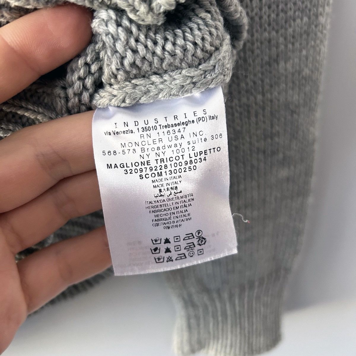 Moncler Moncler grenoble sweater gray Size US XL / EU 56 / 4 - 7 Thumbnail