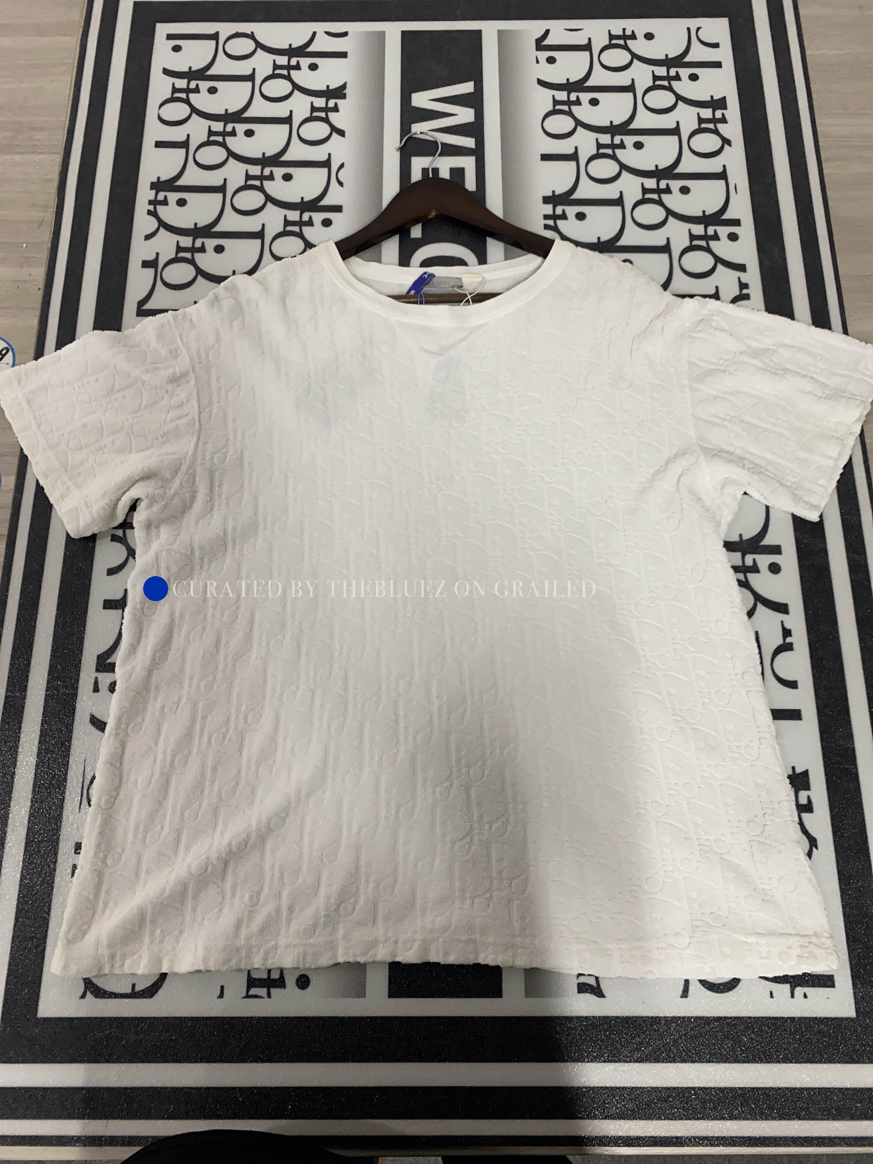 Dior White Graphic Tee in Size S Size US S / EU 44-46 / 1 - 1 Thumbnail