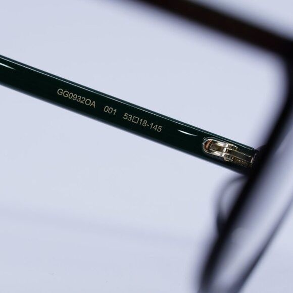 Gucci 🕶️New Gucci GG0932OA 001 Black Eyeglasses 53mm Size ONE SIZE - 7 Thumbnail