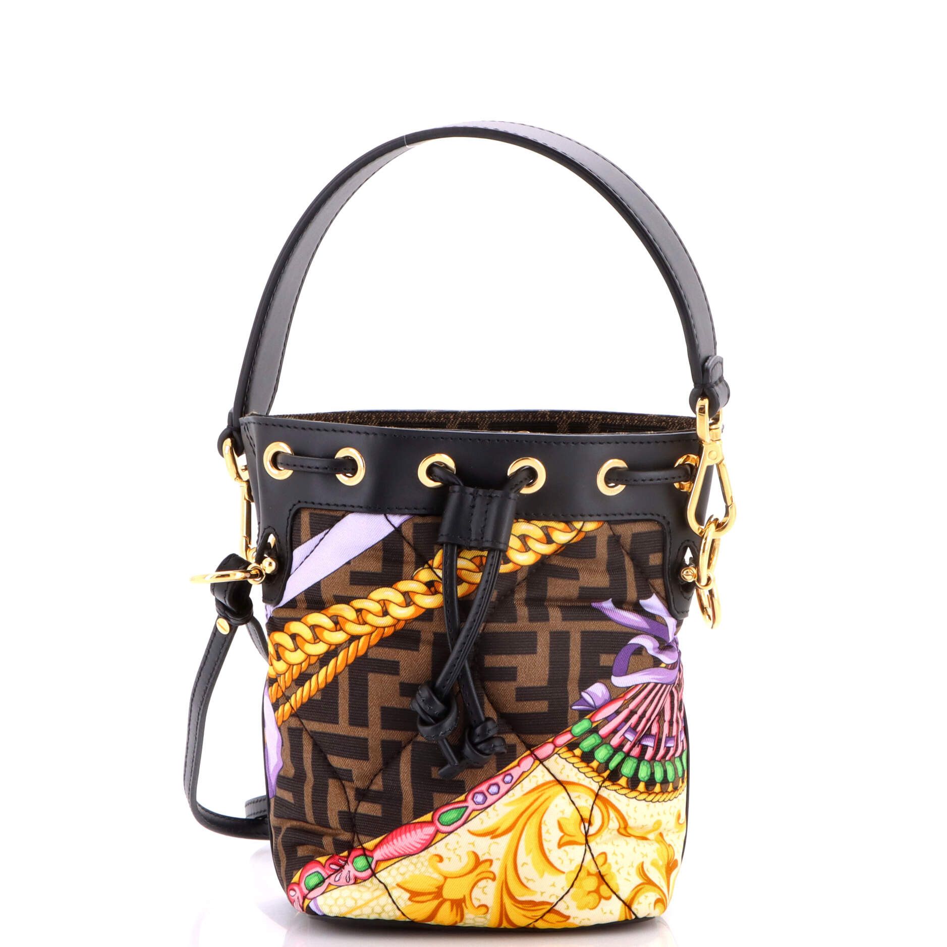 Fendi x Versace Fendace Mon Tresor Bucket Bag Size ONE SIZE - 1 Thumbnail