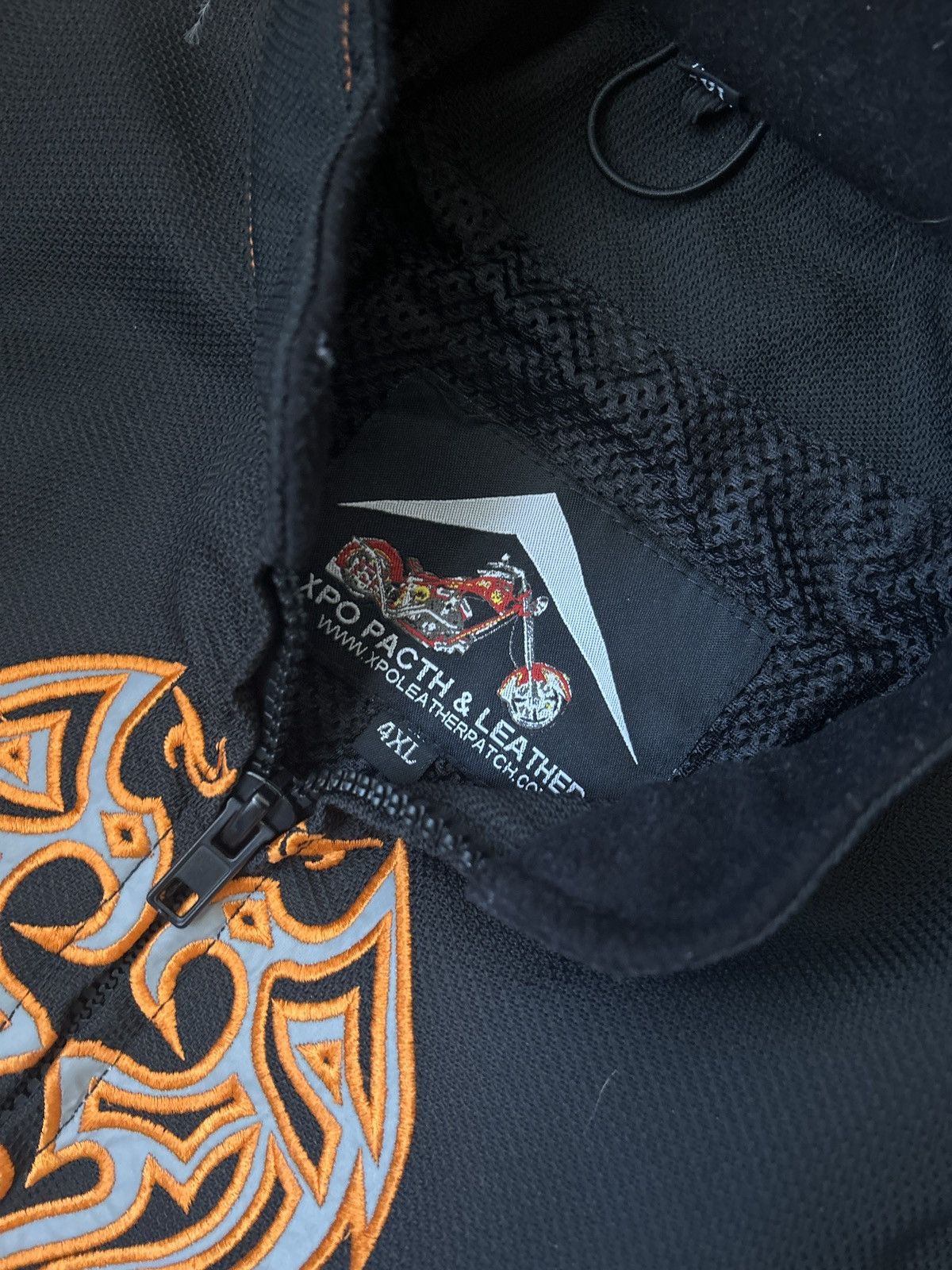 Vintage Vintage Y2K Black Tribal Motorcycle Jacket Size US L / EU 52-54 / 3 - 2 Thumbnail