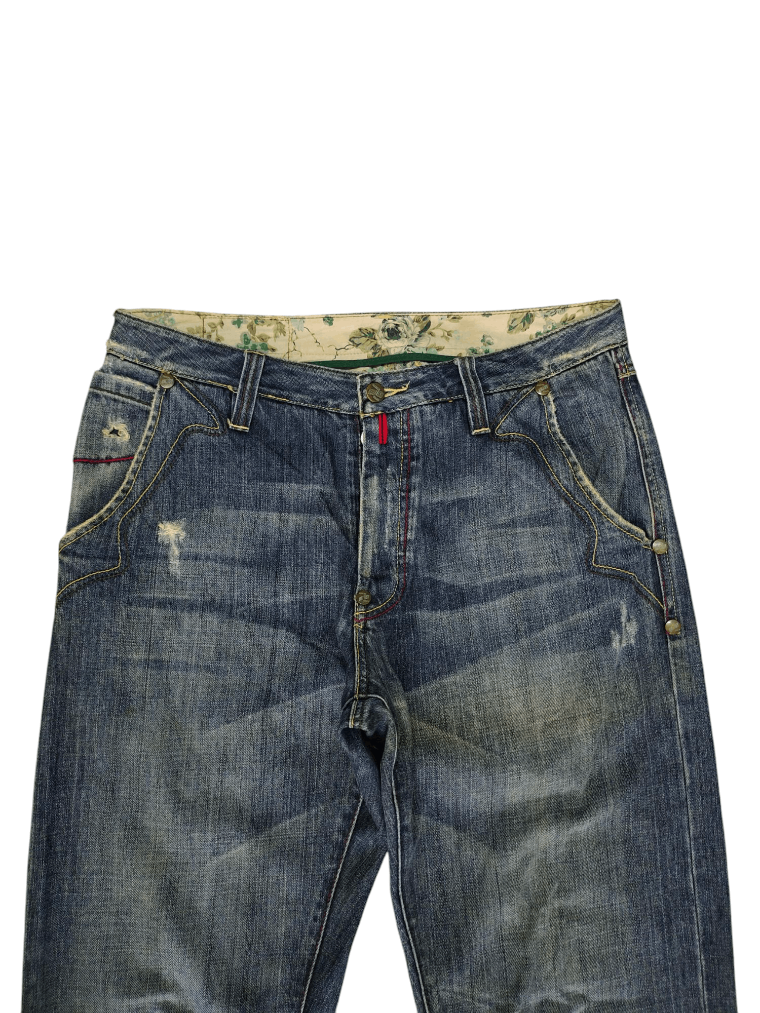 Artful Dodger Antful Dodger Fighting Irons Embroidered Jeans Size US 32 / EU 48 - 7 Thumbnail