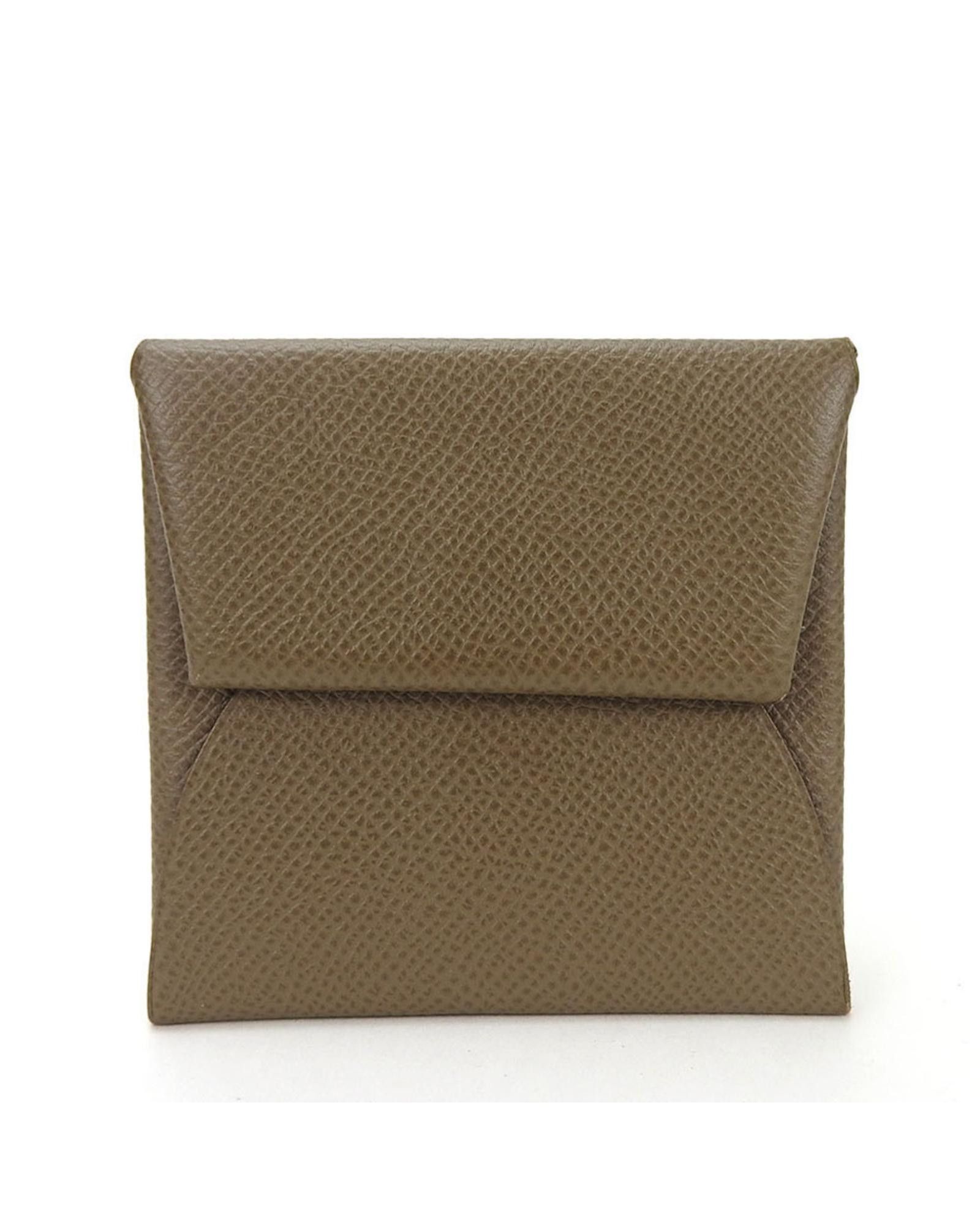 image of Hermes Elegant Brown Leather Wallet, Women's