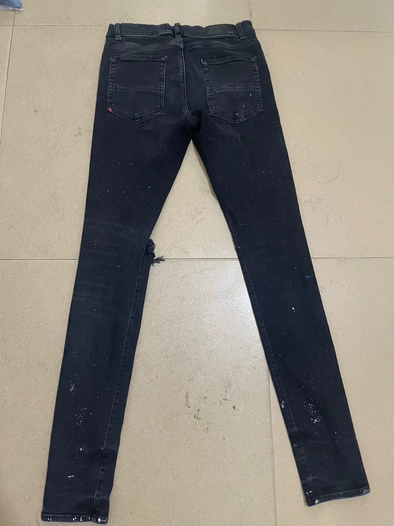 Amiri Amiri17ss splash ink single knee authentic jeans 2503-Nexta Size US 30 / EU 46 - 4 Thumbnail
