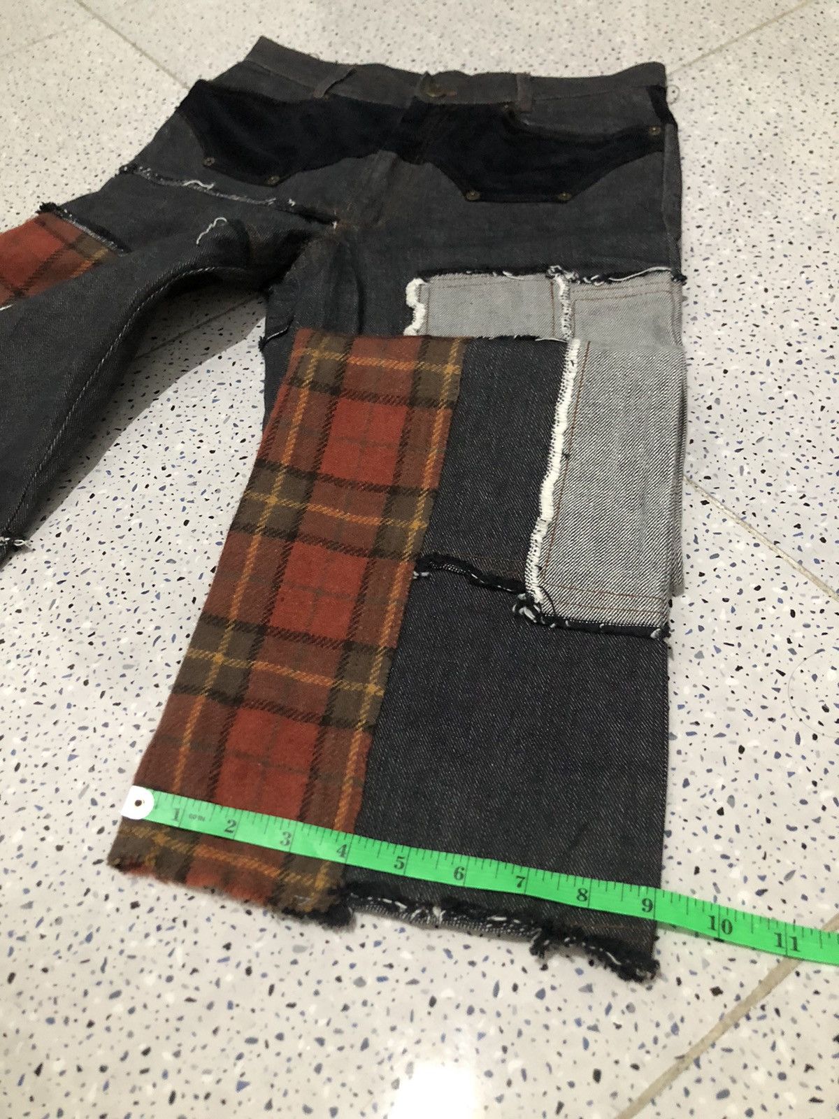 Japanese Brand × Le Grande Bleu (L.G.B.) Y2K💥 Betty’s Blue Shinji Abe Patchwork Denim Size US 28 / EU 44 - 16 Thumbnail