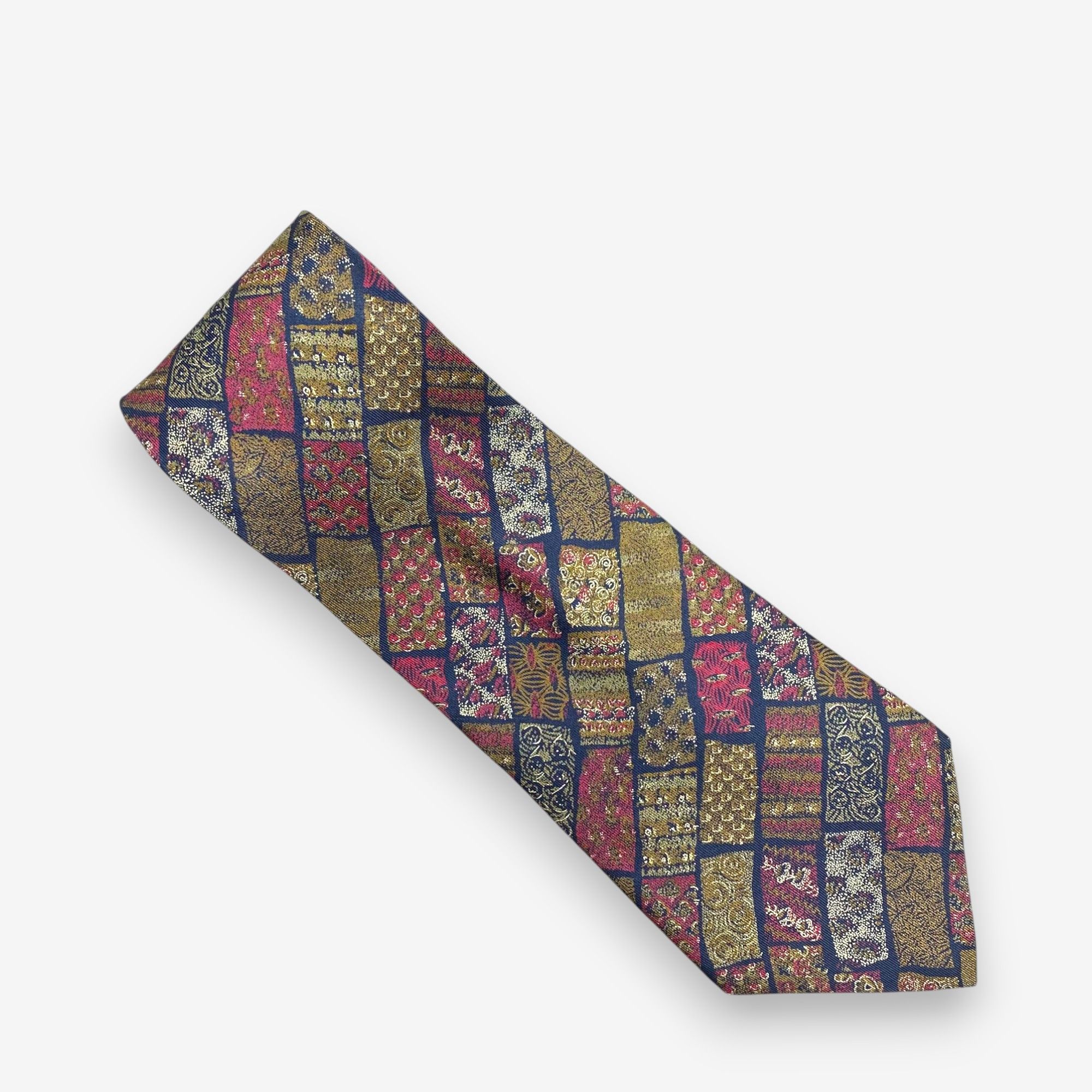 Japanese Brand Vintage Sonia Rykiel Homme SILK Necktie Cravate Pure Silk Size ONE SIZE - 2 Thumbnail