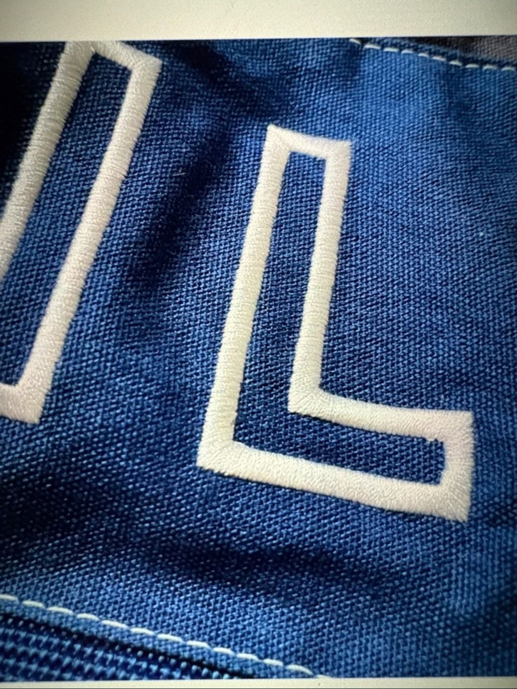 Tommy Hilfiger Tommy Hilfiger Blue Canvas Duffle Logo Bag Travel Gym Beach Size ONE SIZE - 3 Thumbnail