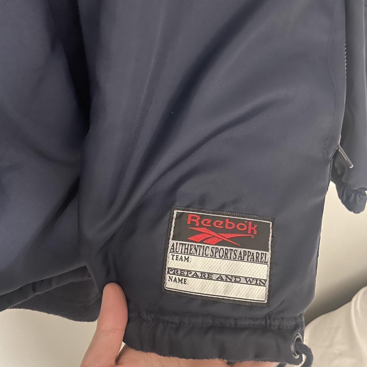 Reebok Vintage 90’s Reebok Fleece-lined 1/4-zip REVERSIBLE Jacket! Size US XL / EU 56 / 4 - 6 Thumbnail