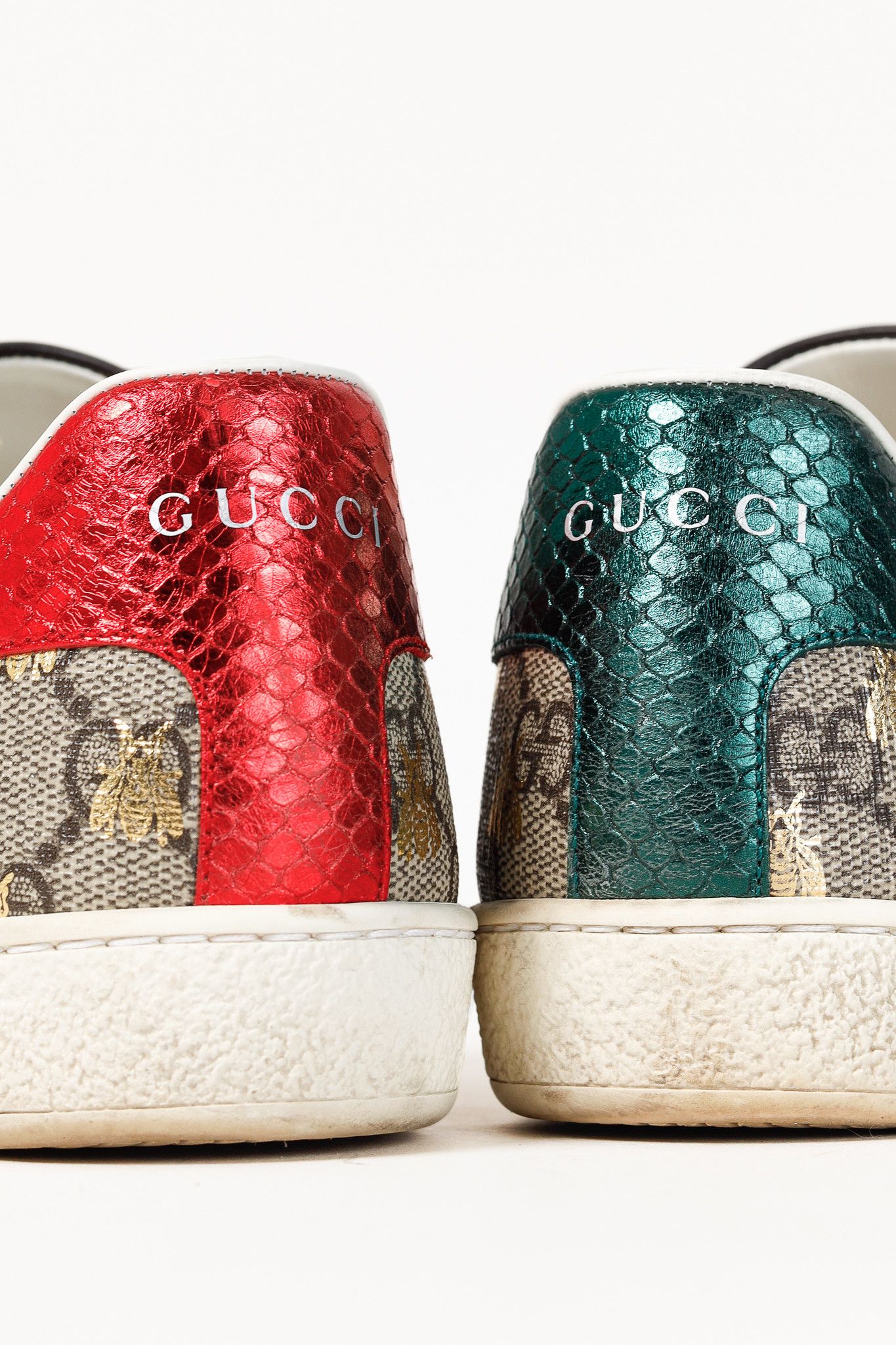 Gucci Gucci Ace GG Supreme Monogram Bee Sneakers Size US 7 / IT 37 - 9 Thumbnail