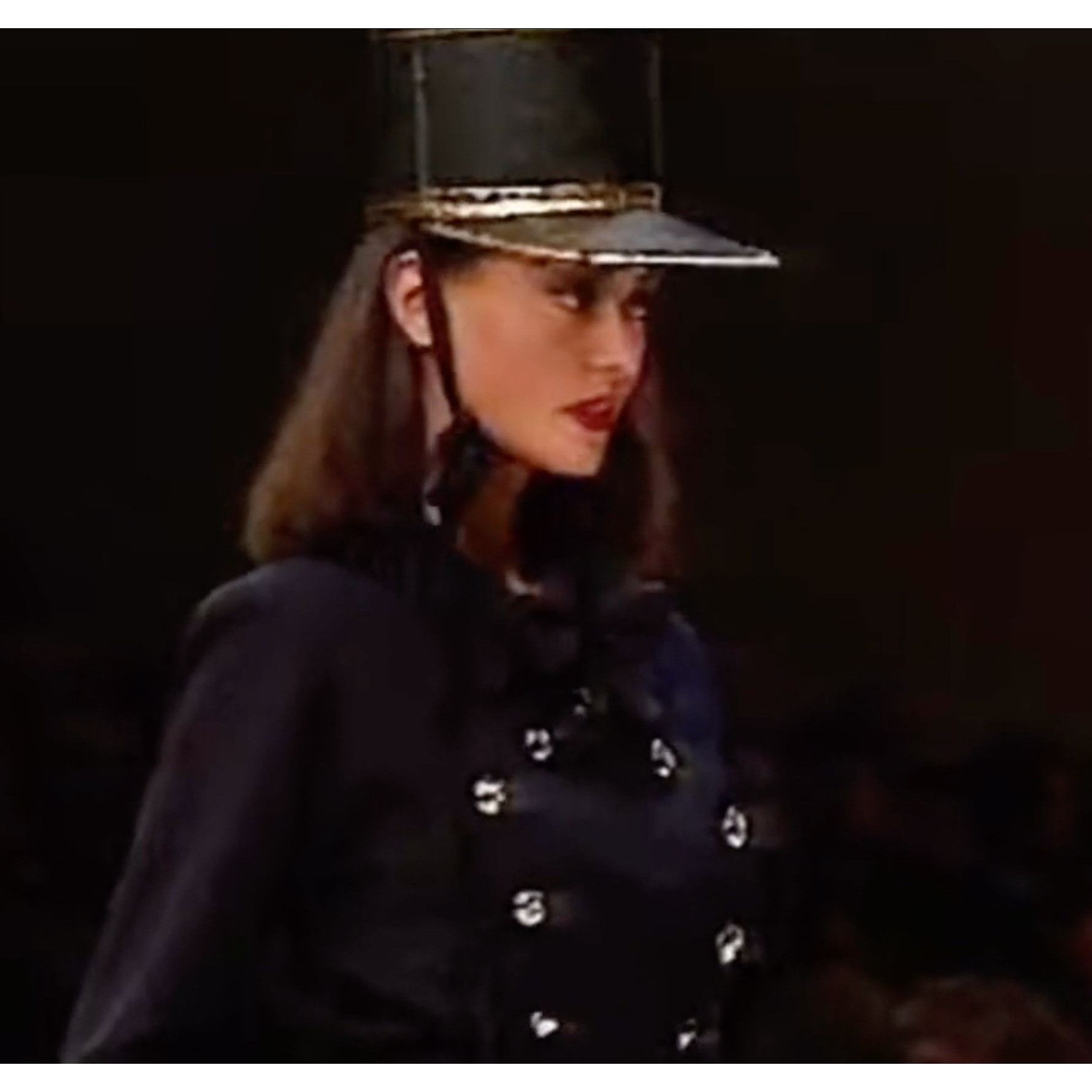 Yves Saint Laurent Été 1992 Navy Dress Size M / US 6-8 / IT 42-44 - 2 Thumbnail