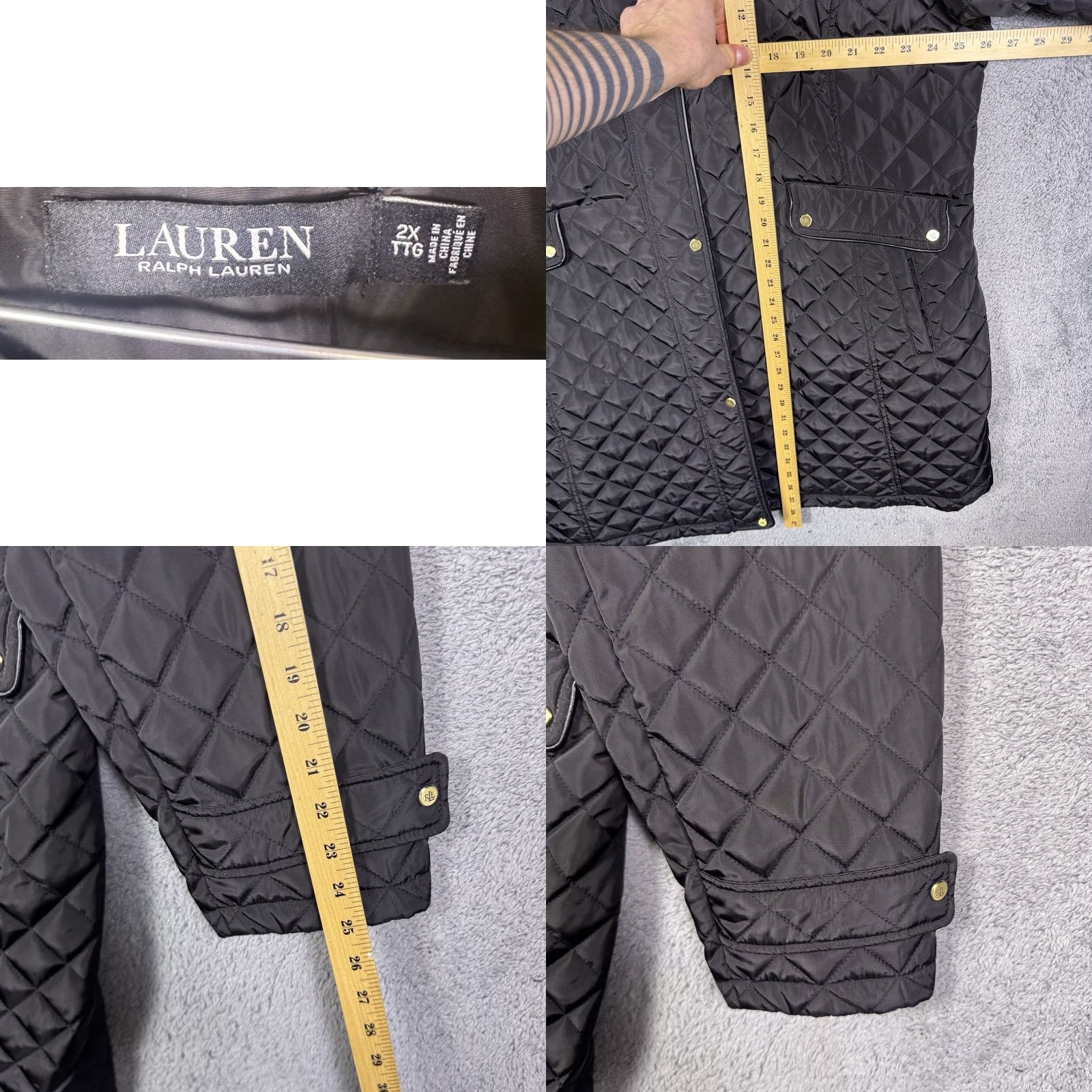 Ralph Lauren Ralph Lauren Black Label Jacket Womens 2X Diamond Quilted Equestrian Barn Puffer Jacket Size XXL / US 16-18 / IT 52-54 - 8 Thumbnail
