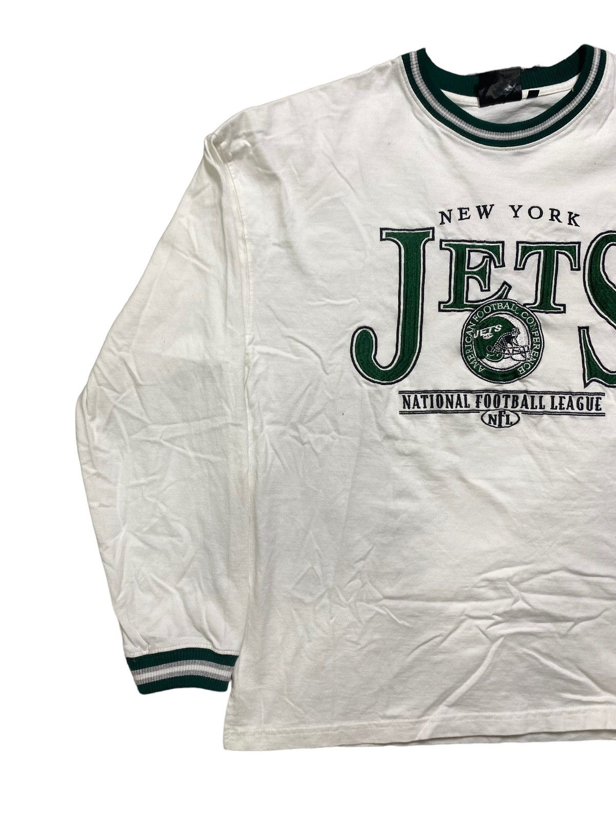NFL VINTAGE NFL NEW YORK JETS LONG SLEEVE TEE Size US L / EU 52-54 / 3 - 3 Thumbnail