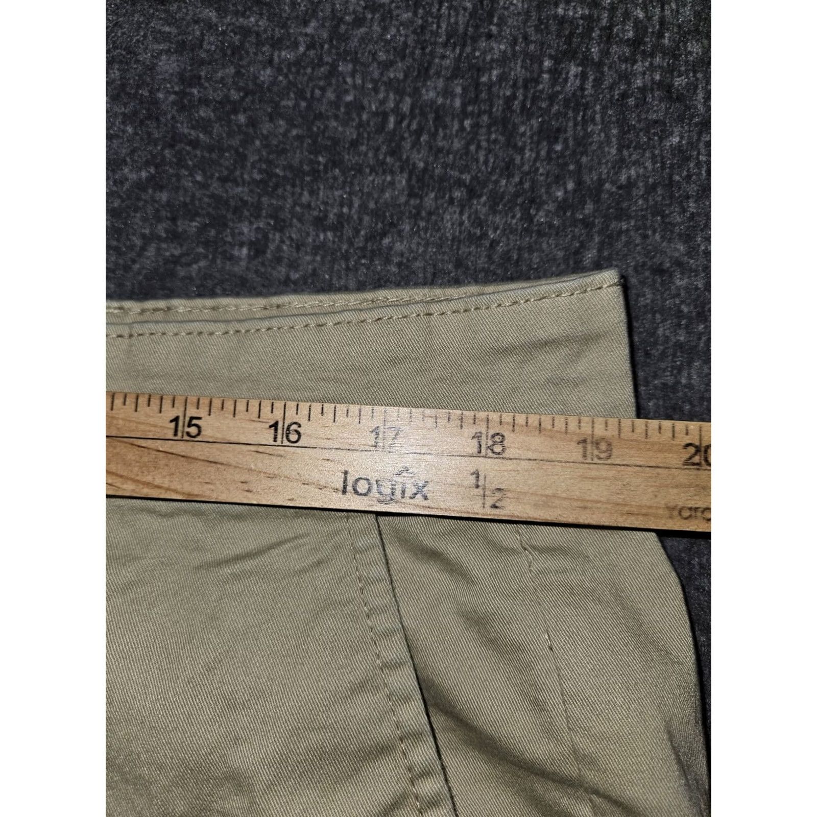 Airwalk Airwalk Cargo Shorts Mens 38 Beige Stretch Flat Front Chino Pockets Casual Size US 38 / EU 54 - 3 Thumbnail