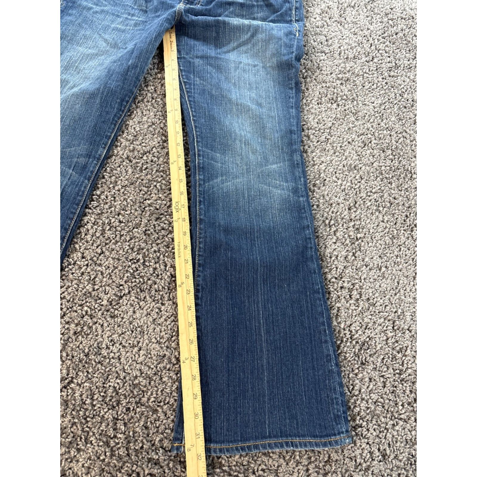 Old Navy VINTAGE Old Navy Jeans Womens 16 Bootcut Denim Cotton 32in Inseam 5-Pocket Regular Rise Mid 38in Waist Blue 90s Hipster Grunge Retro USA Size 38" / US 16 / IT 52 - 2 Thumbnail